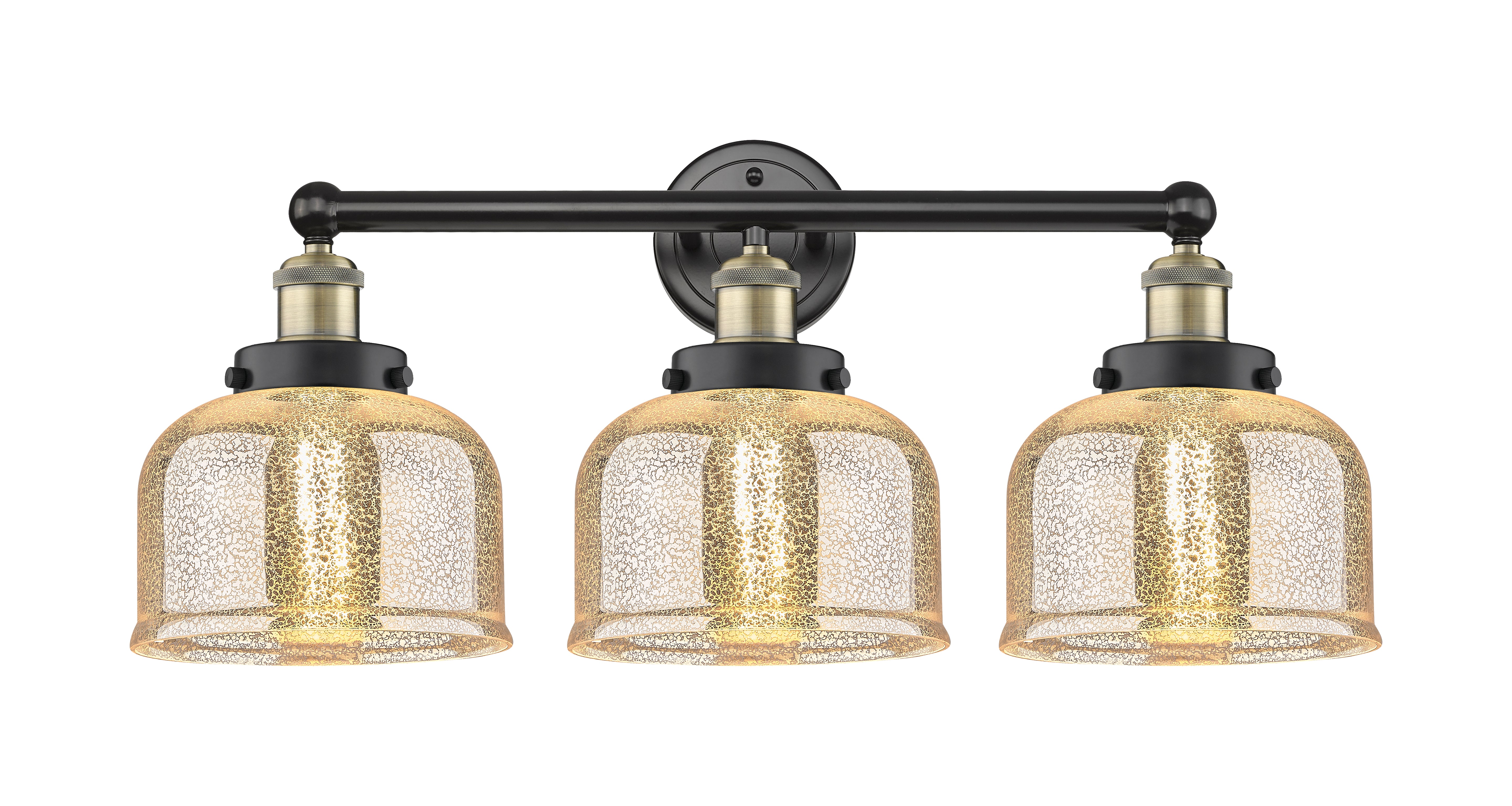 Edison Bath Vanity Light Cast Brass 25"