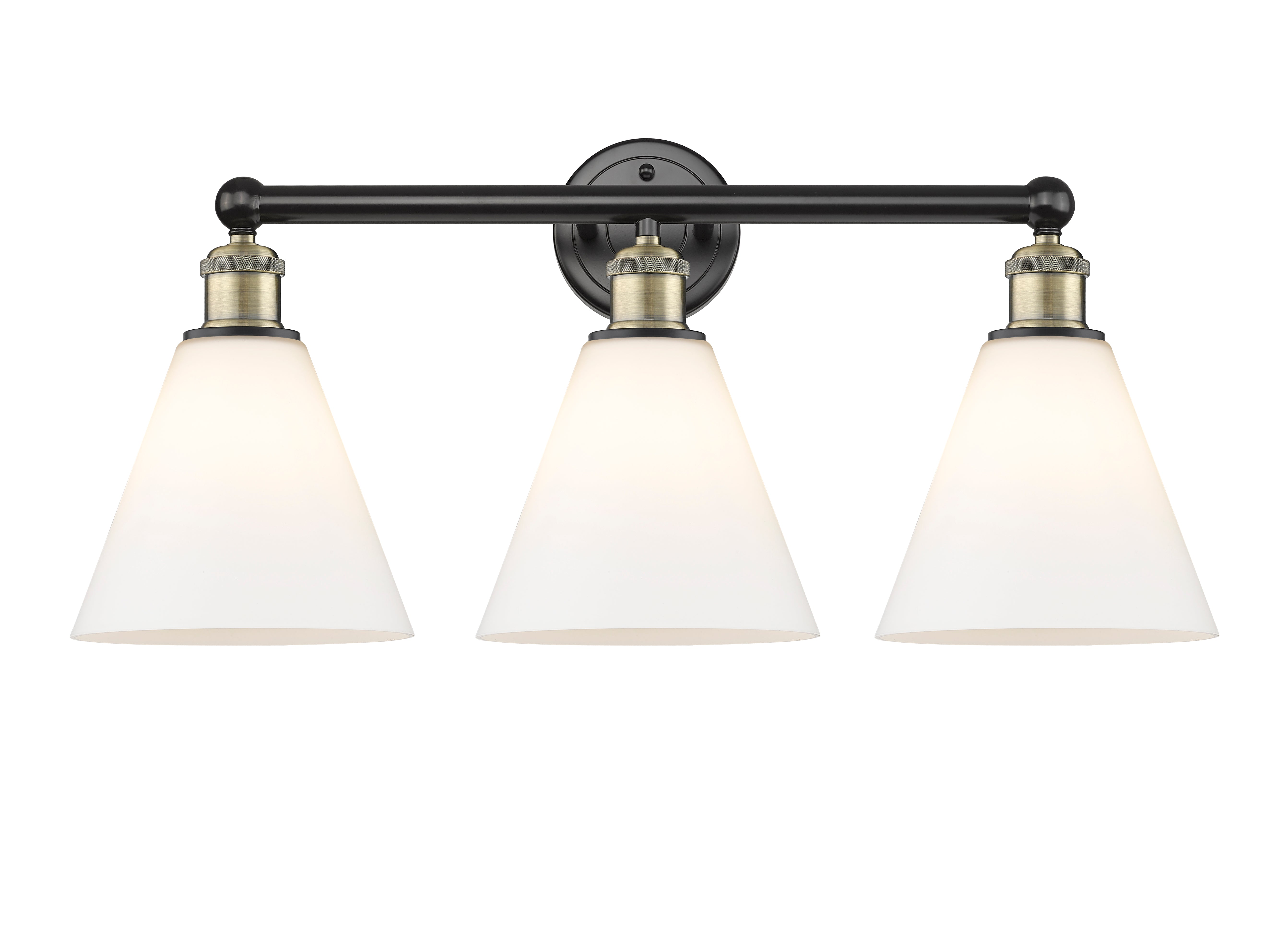 Edison Bath Vanity Light Cast Brass 24.5 Inch