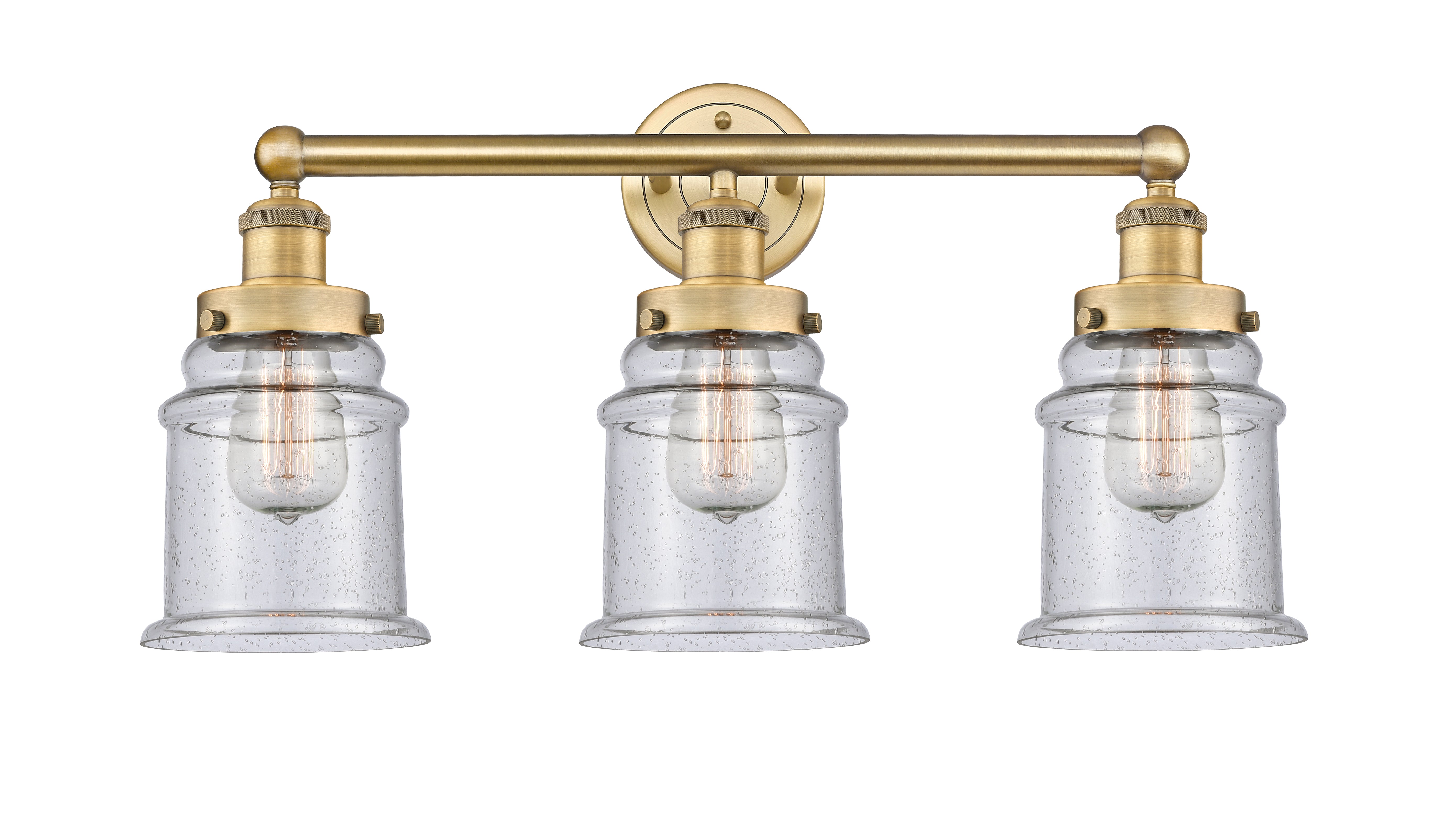 Edison Bath Vanity Light Cast Brass 25 Inch