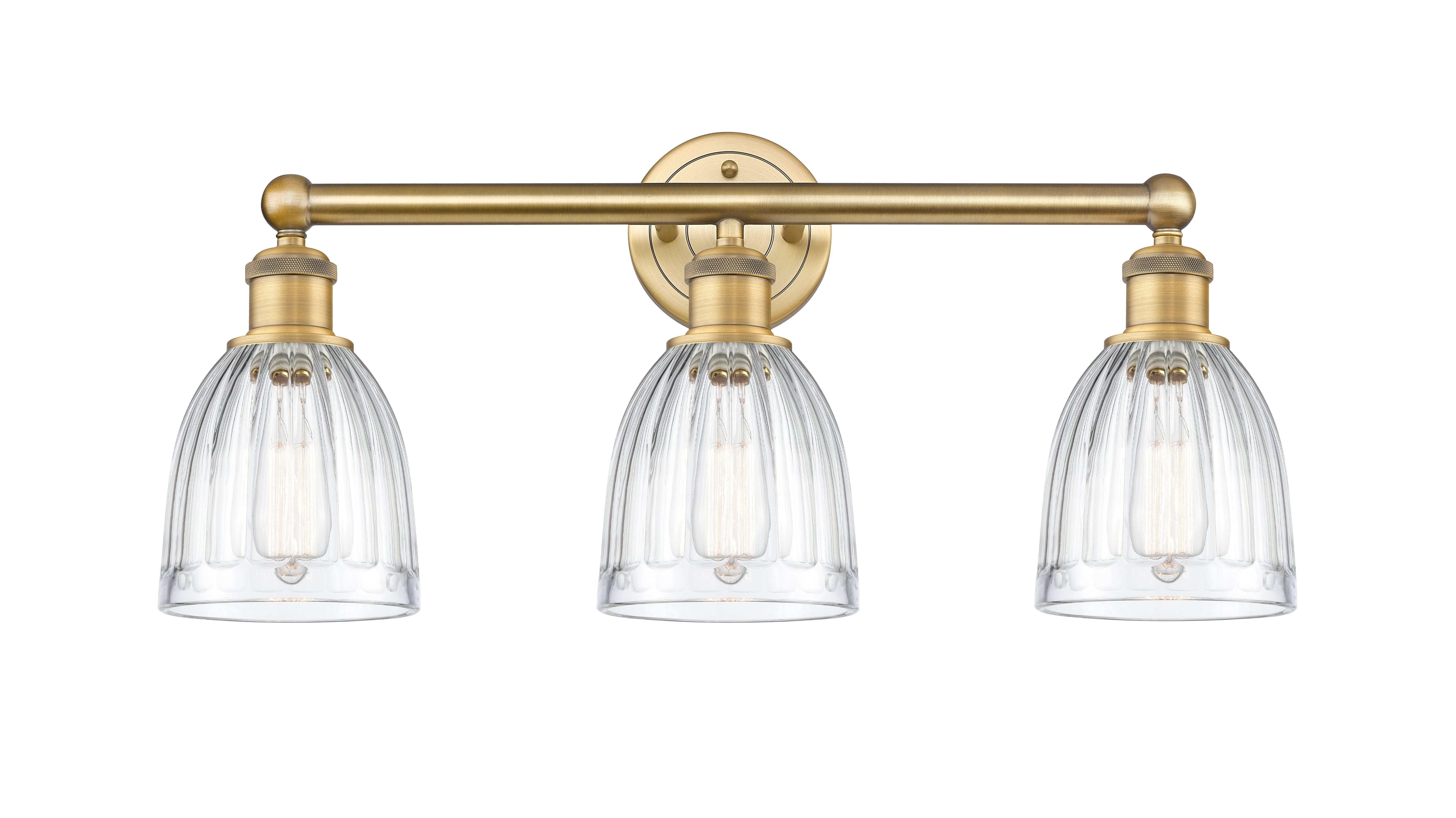 Edison Bath Vanity Light Cast Brass Finish