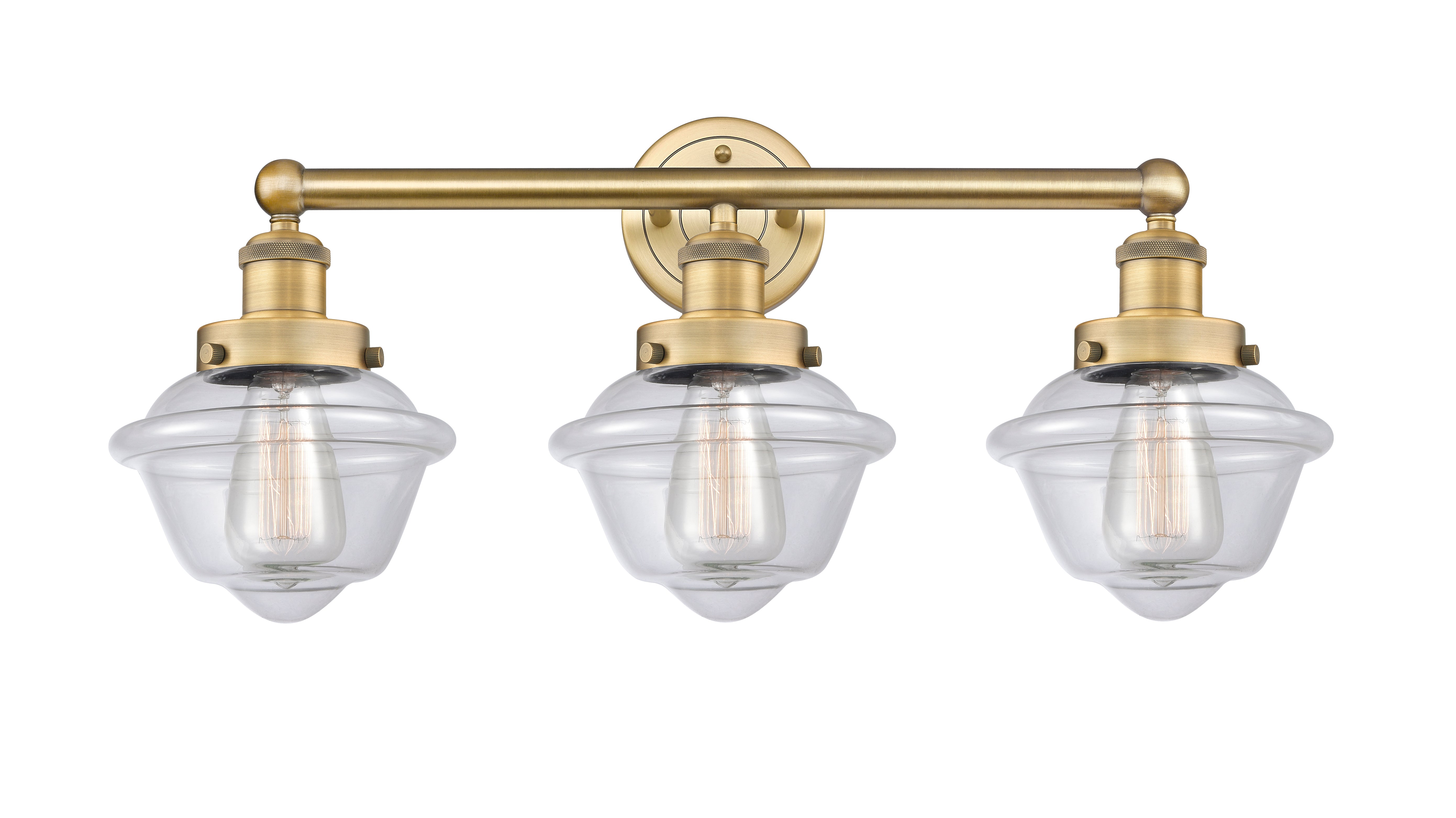 Edison Bath Vanity Light Cast Brass Finish
