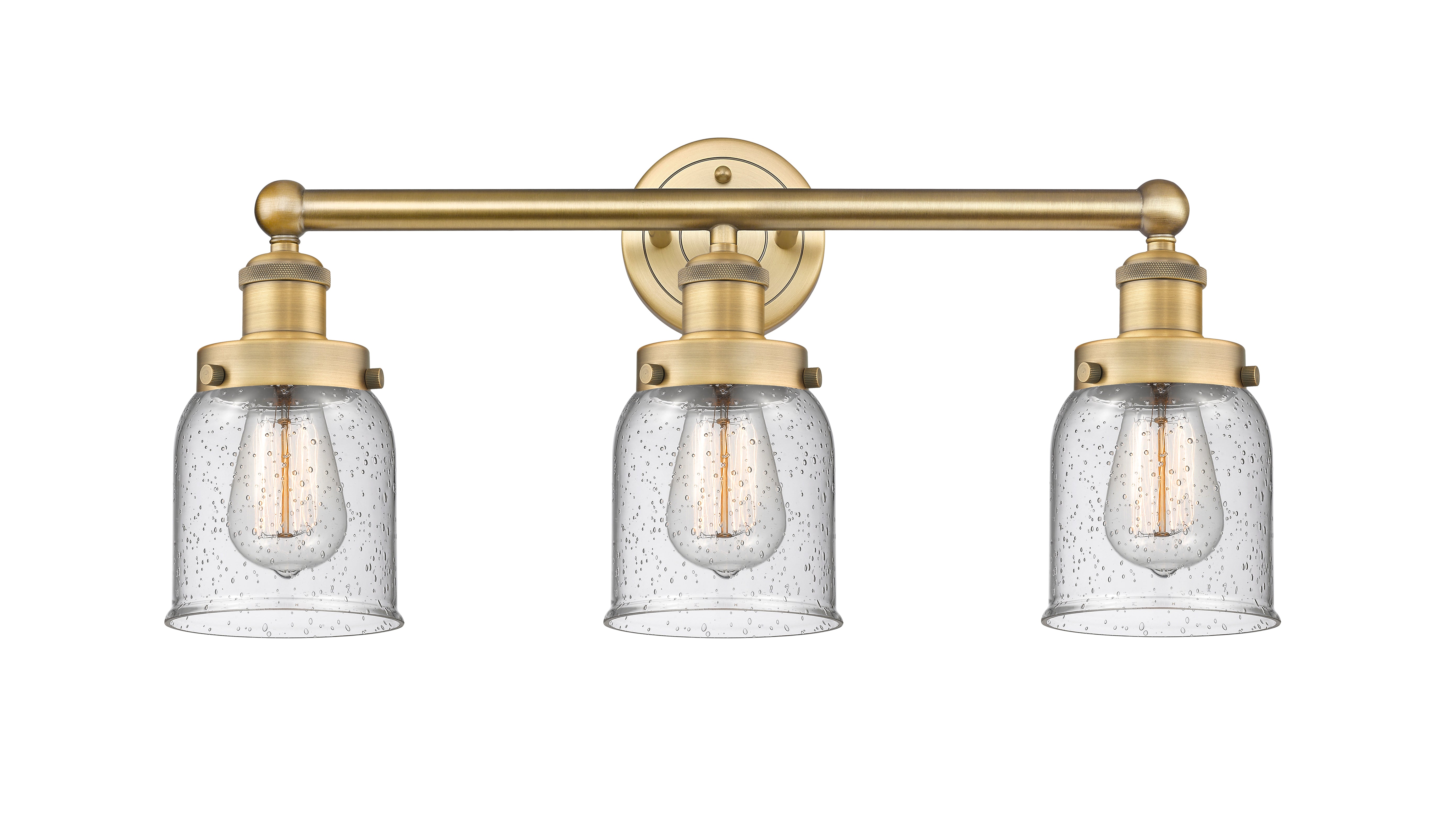 Edison Bath Vanity Light Cast Brass Finish