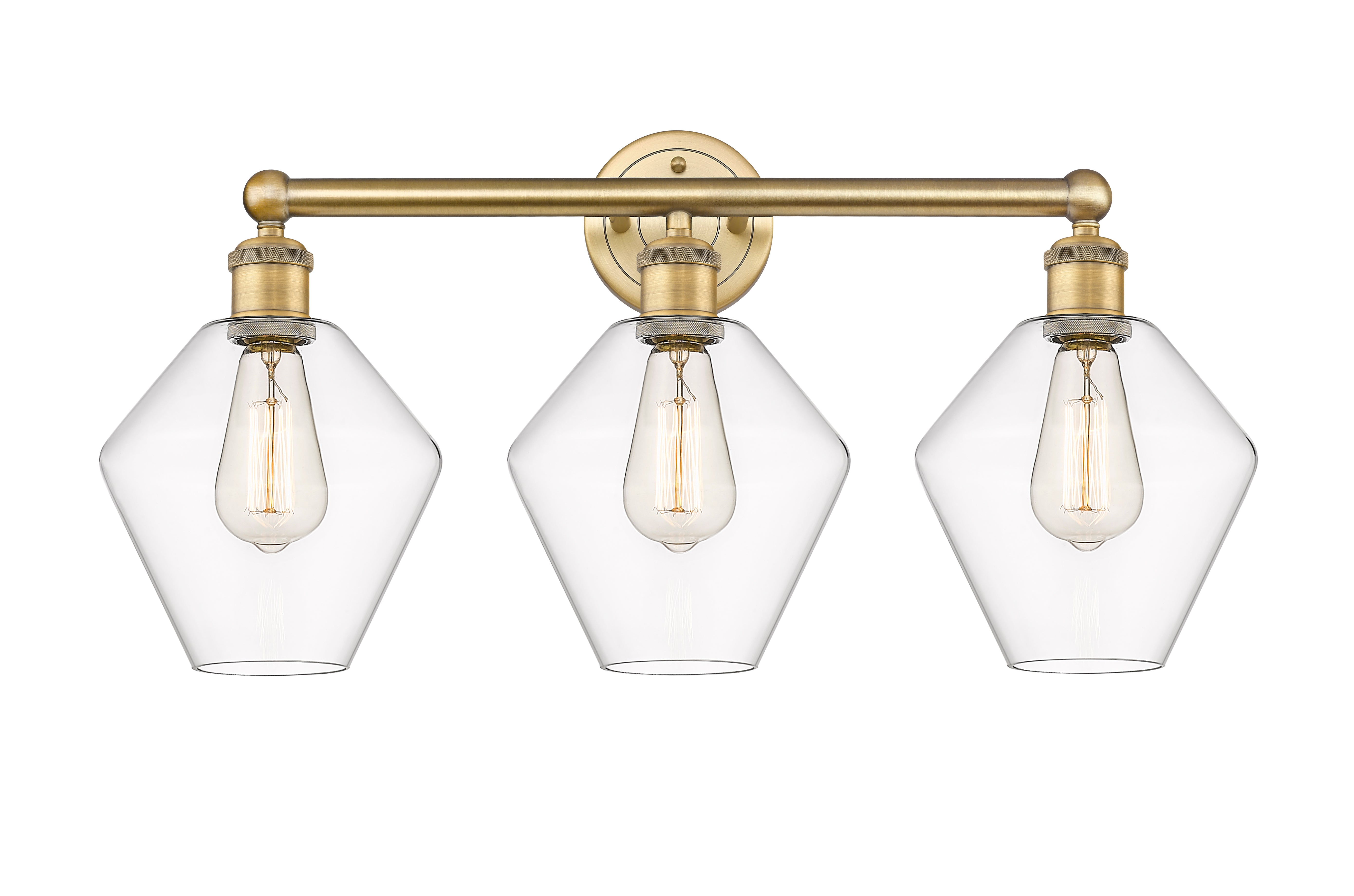 Edison Bath Vanity Light Cast Brass Finish