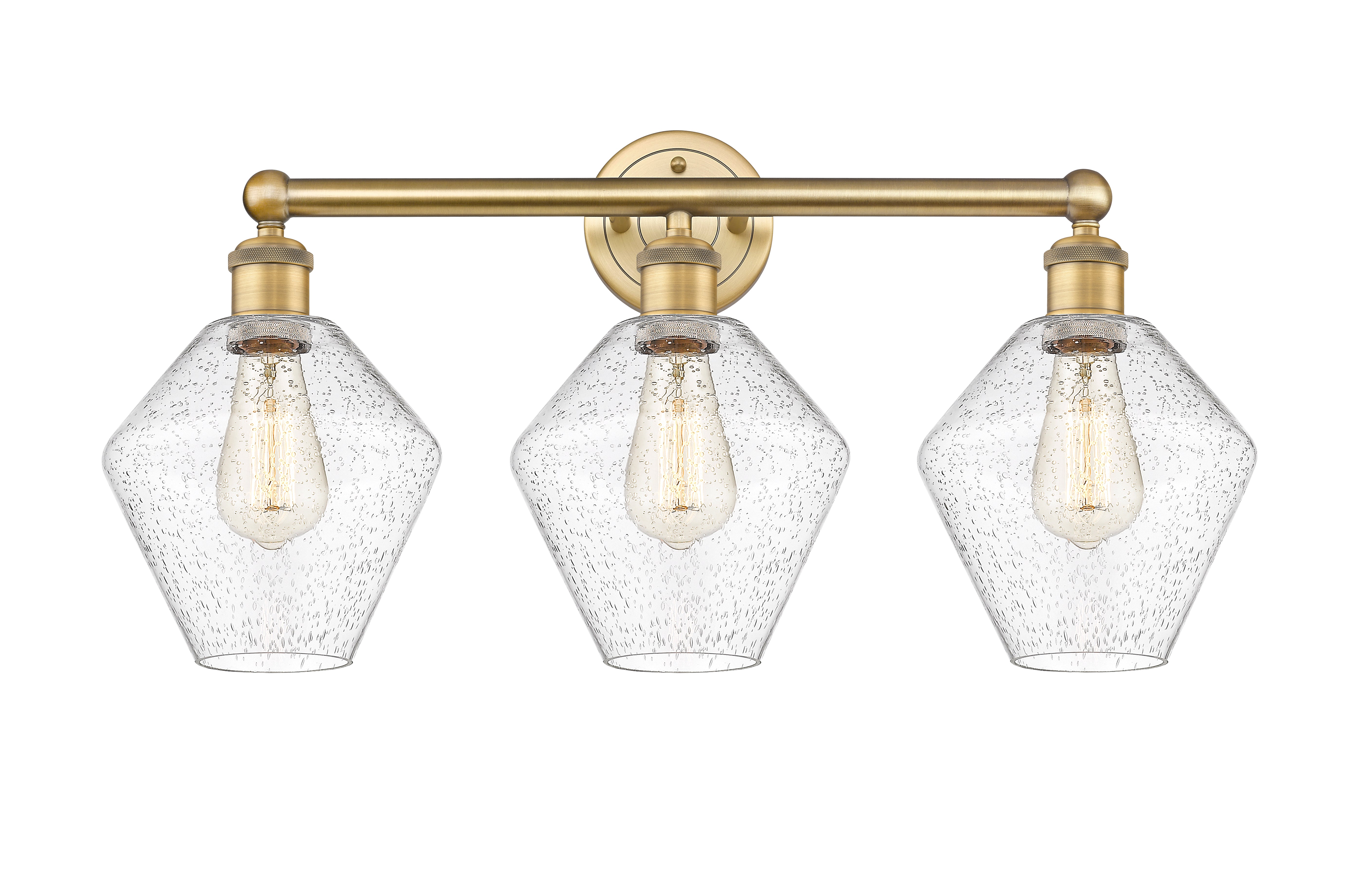 Edison Bath Vanity Light Cast Brass Finish