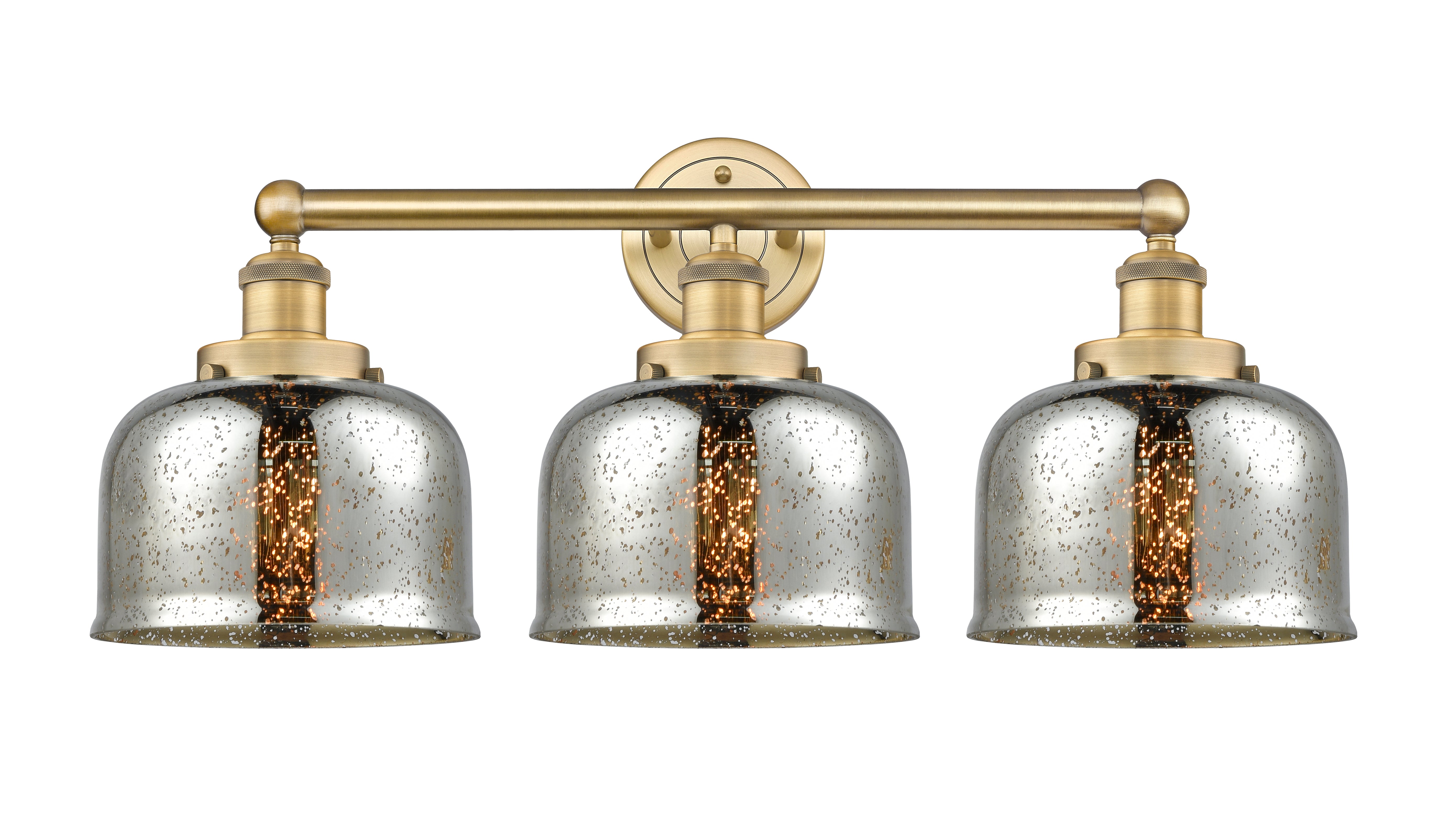 Edison Bath Vanity Light Cast Brass 25"