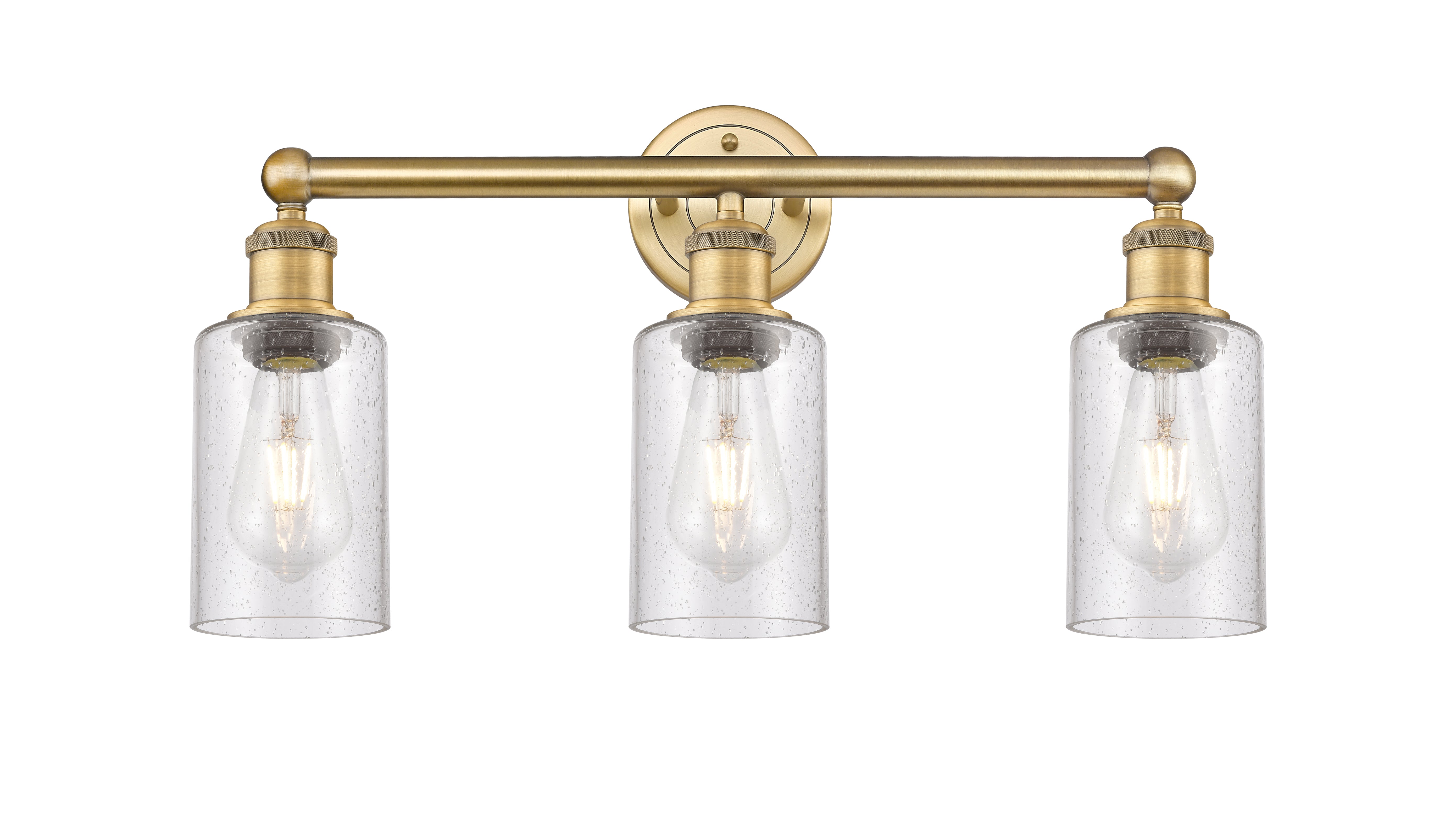 Edison Bath Vanity Light Cast Brass Finish