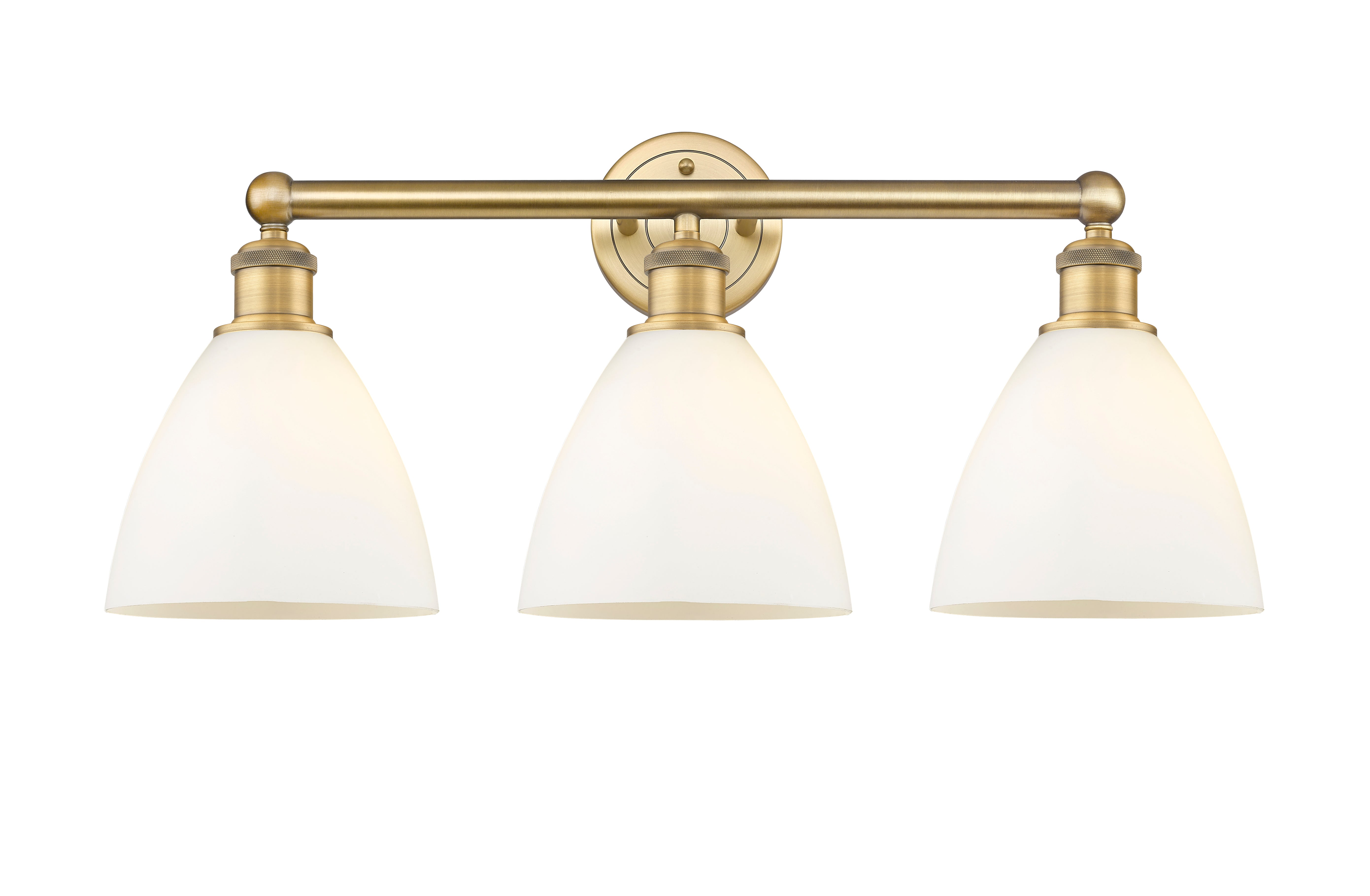 Edison Bath Vanity Light Cast Brass Glass