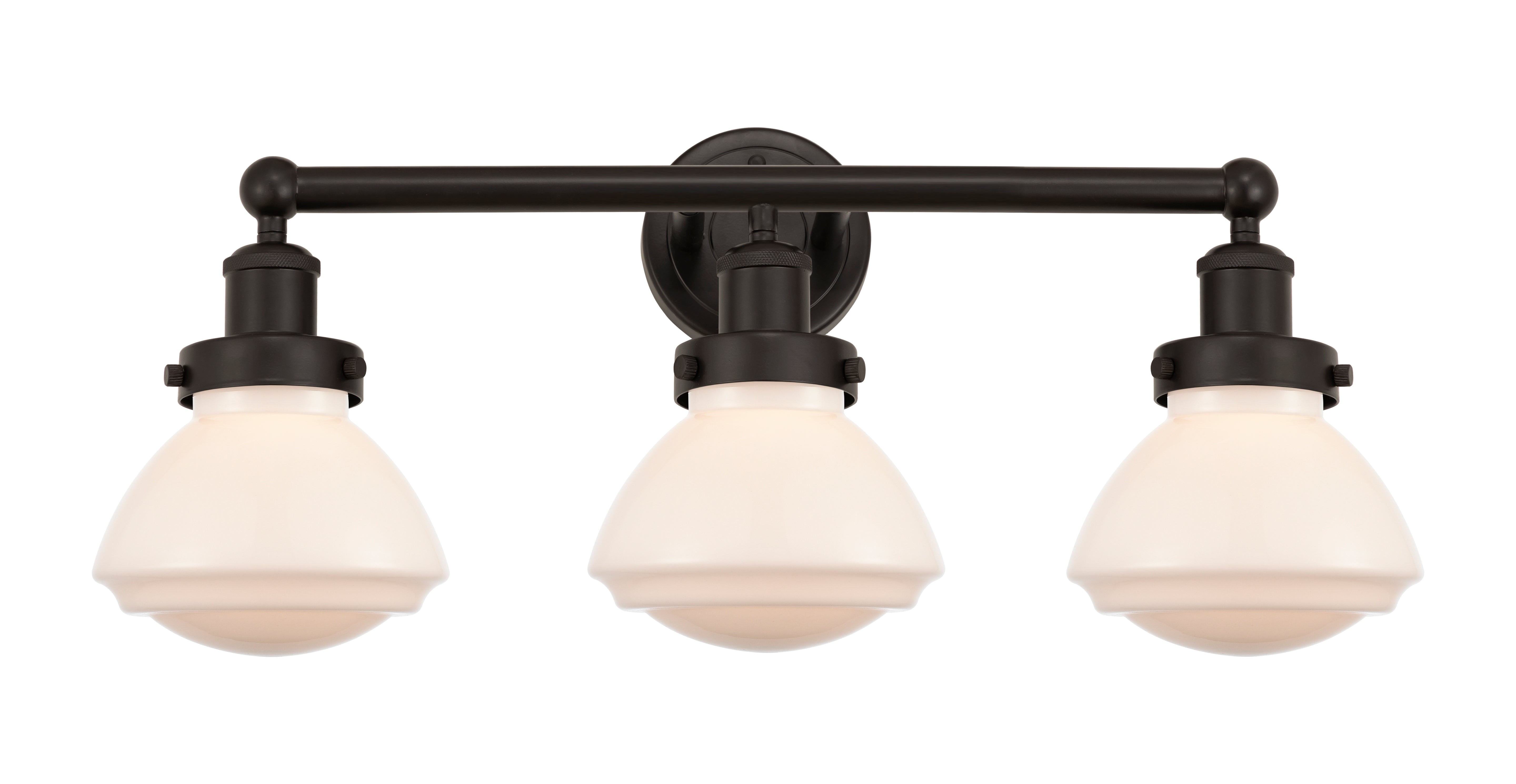 Edison Bath Vanity Light Cast Brass 3 Lights