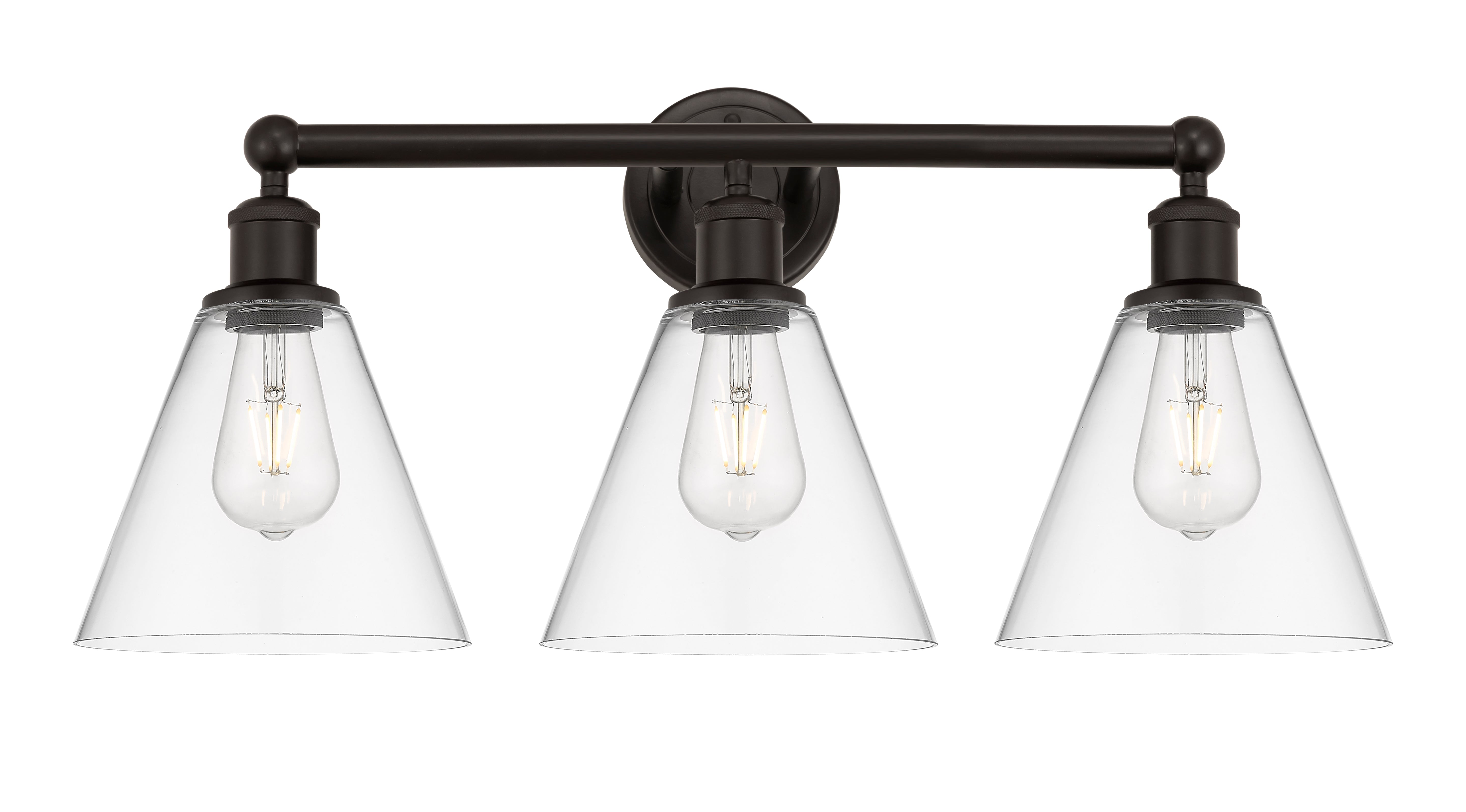 Edison Bath Vanity Light Cast Brass 24.5 Inch