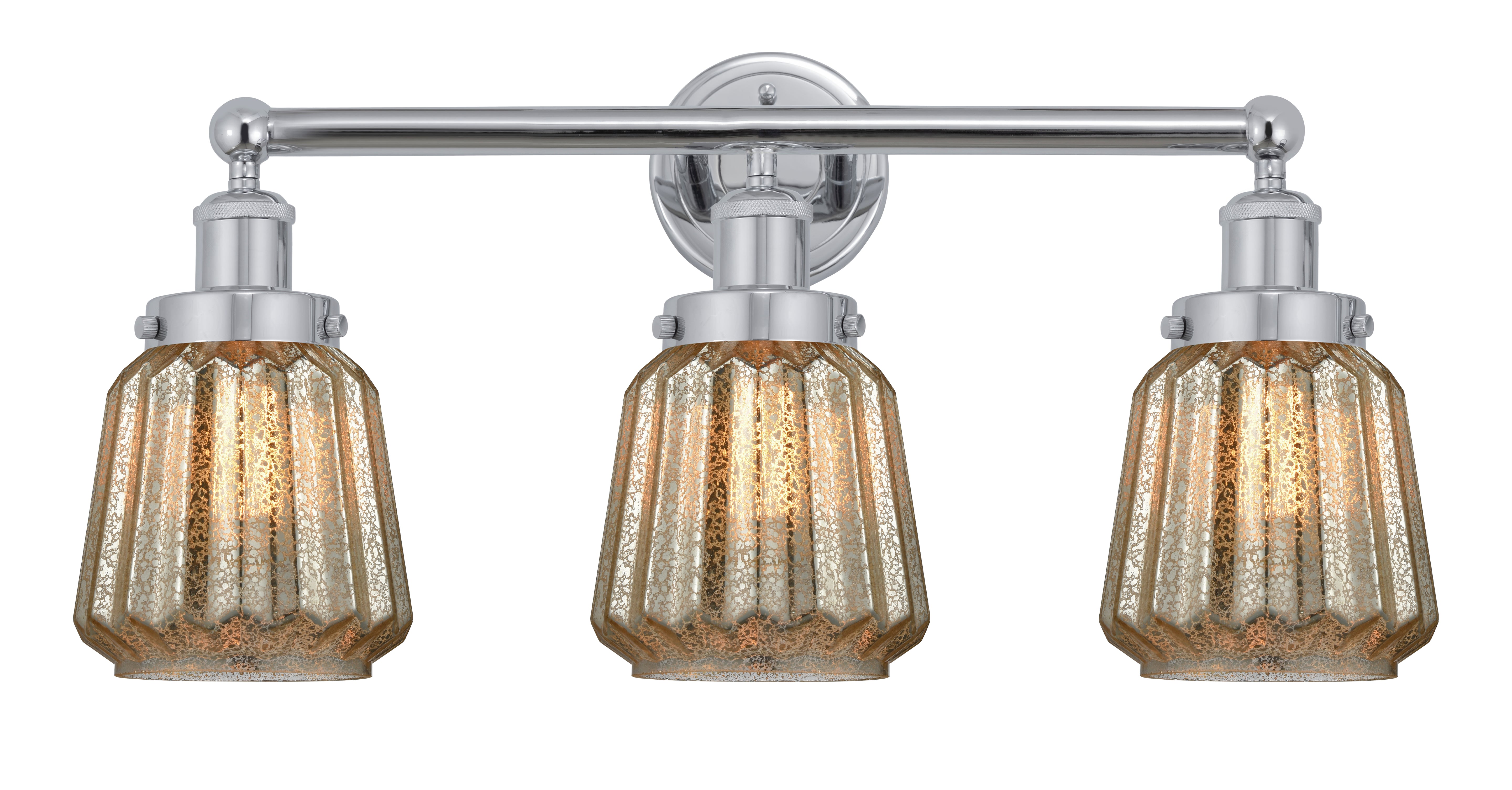 Edison Bath Vanity Light Cast Brass Glass