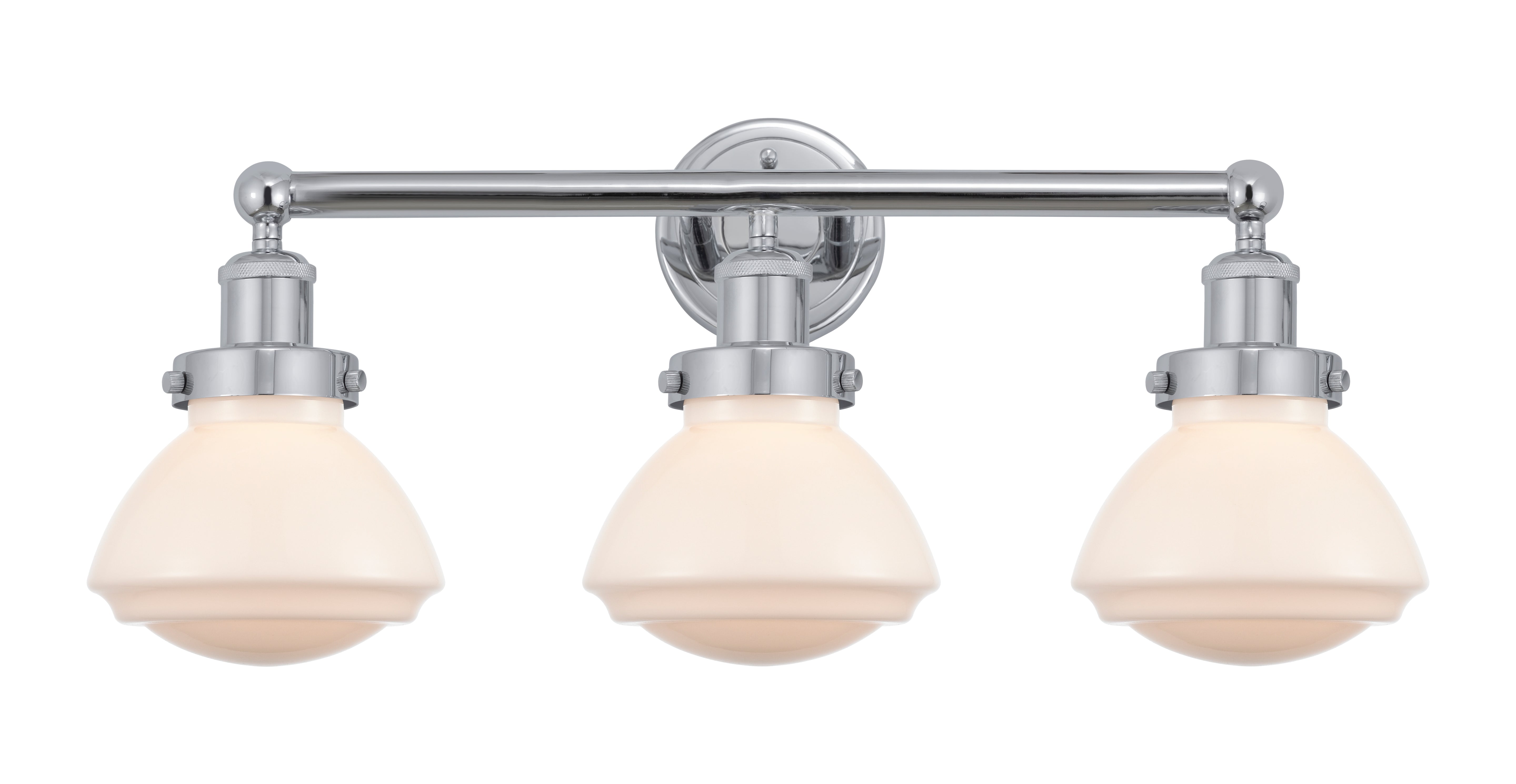 Edison Bath Vanity Light Cast Brass 3 Lights