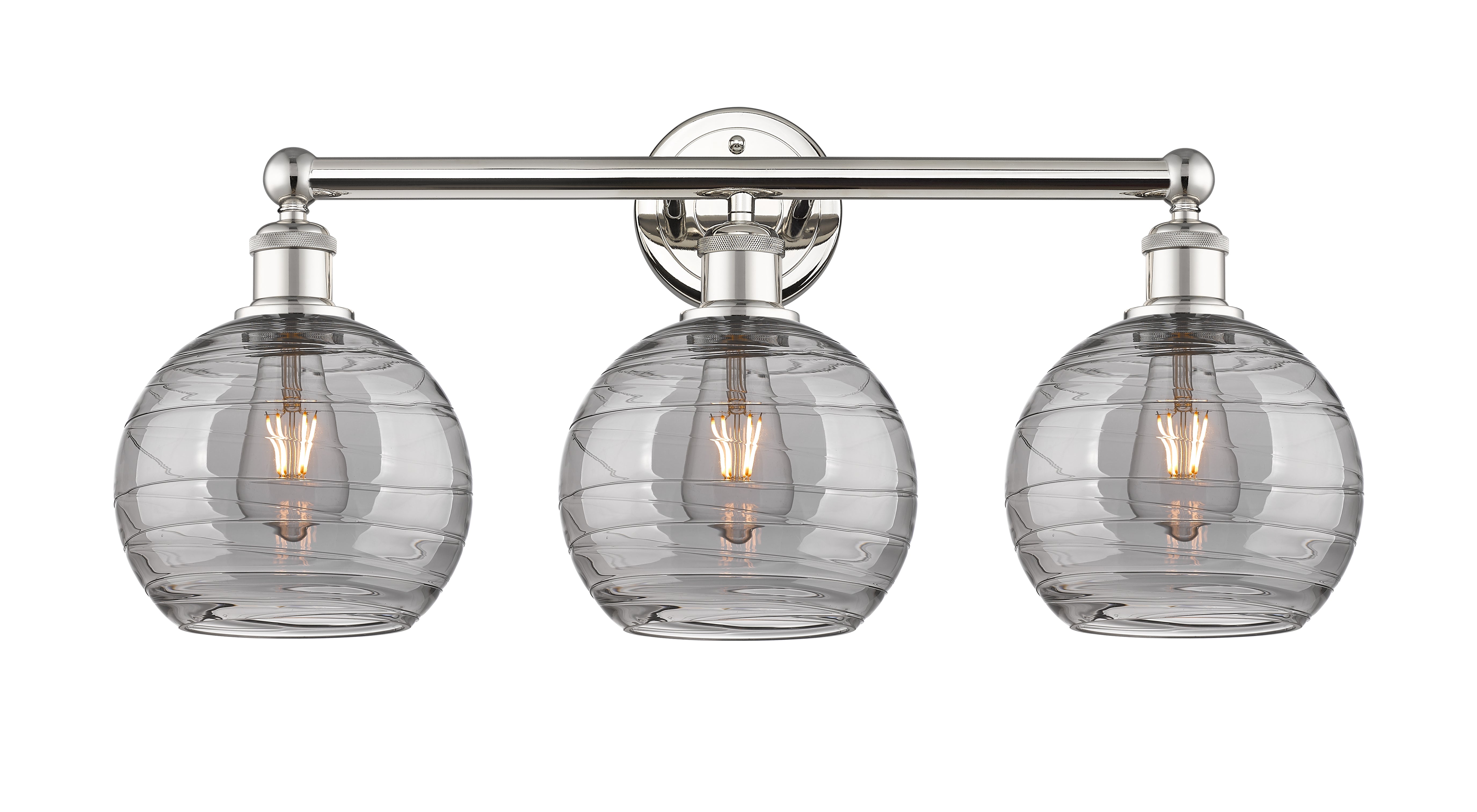 Edison Bath Vanity Light Cast Brass 3 Lights