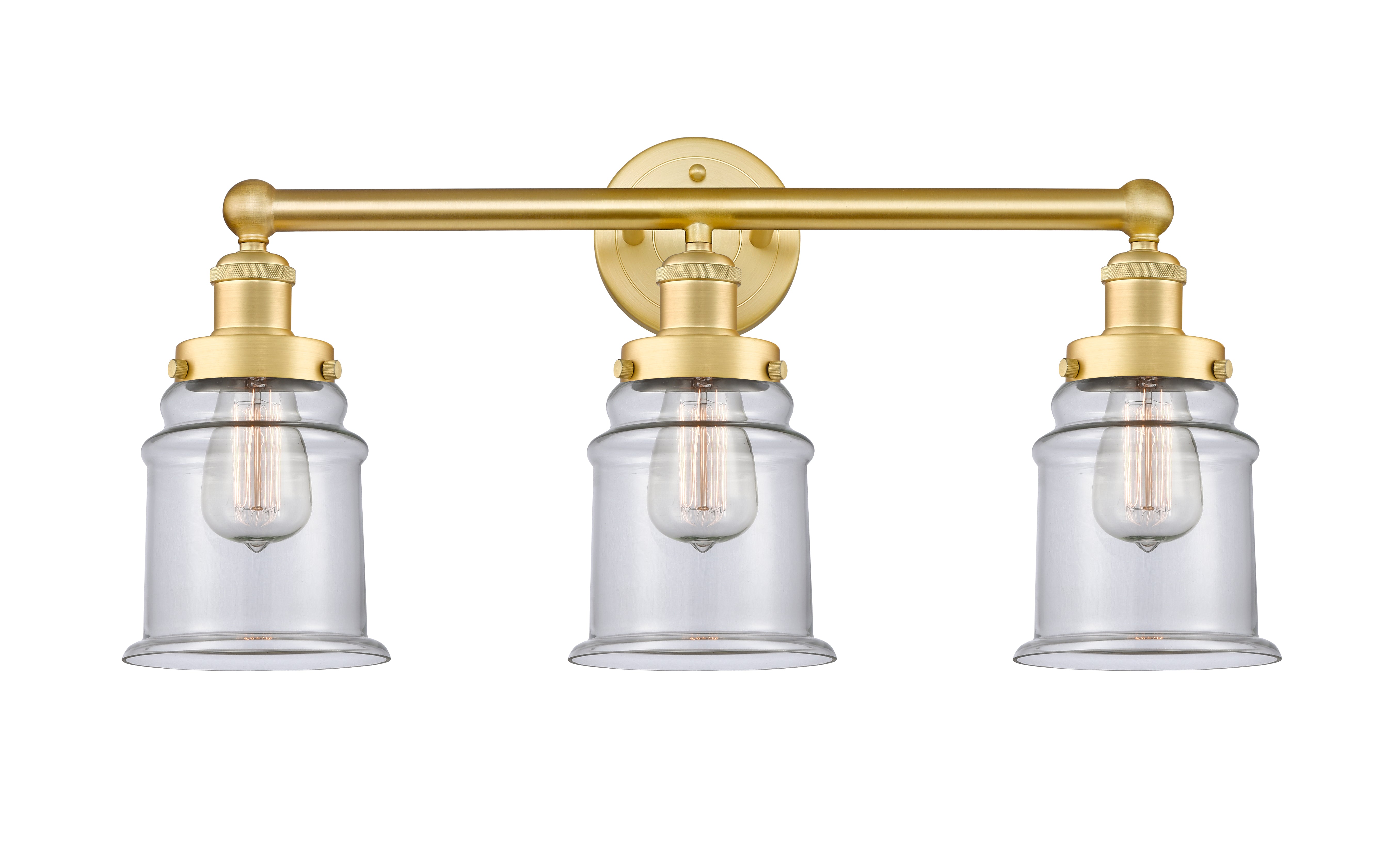 Edison Bath Vanity Light Cast Brass 25 Inch