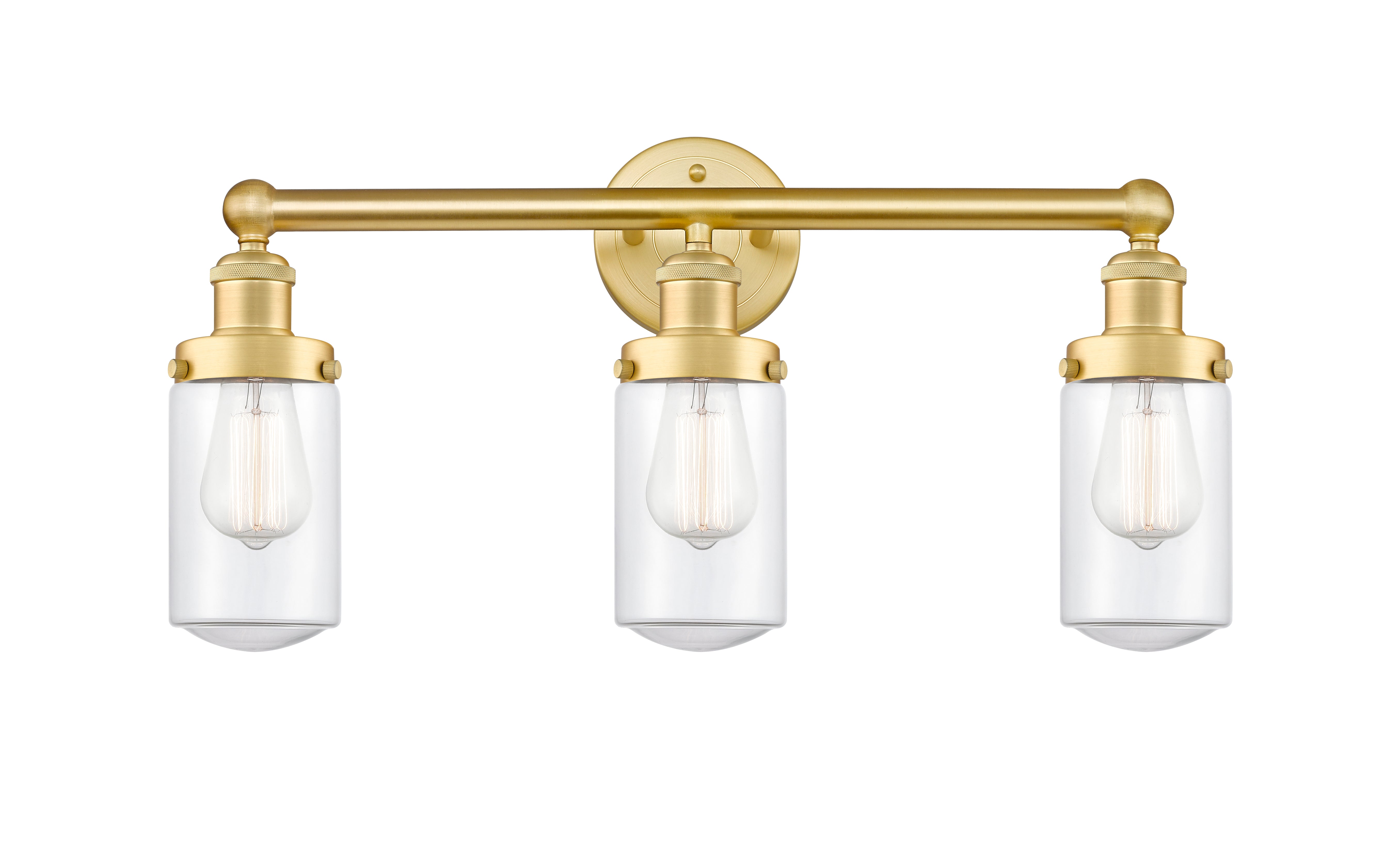 Edison Bath Vanity Light Cast Brass Finish