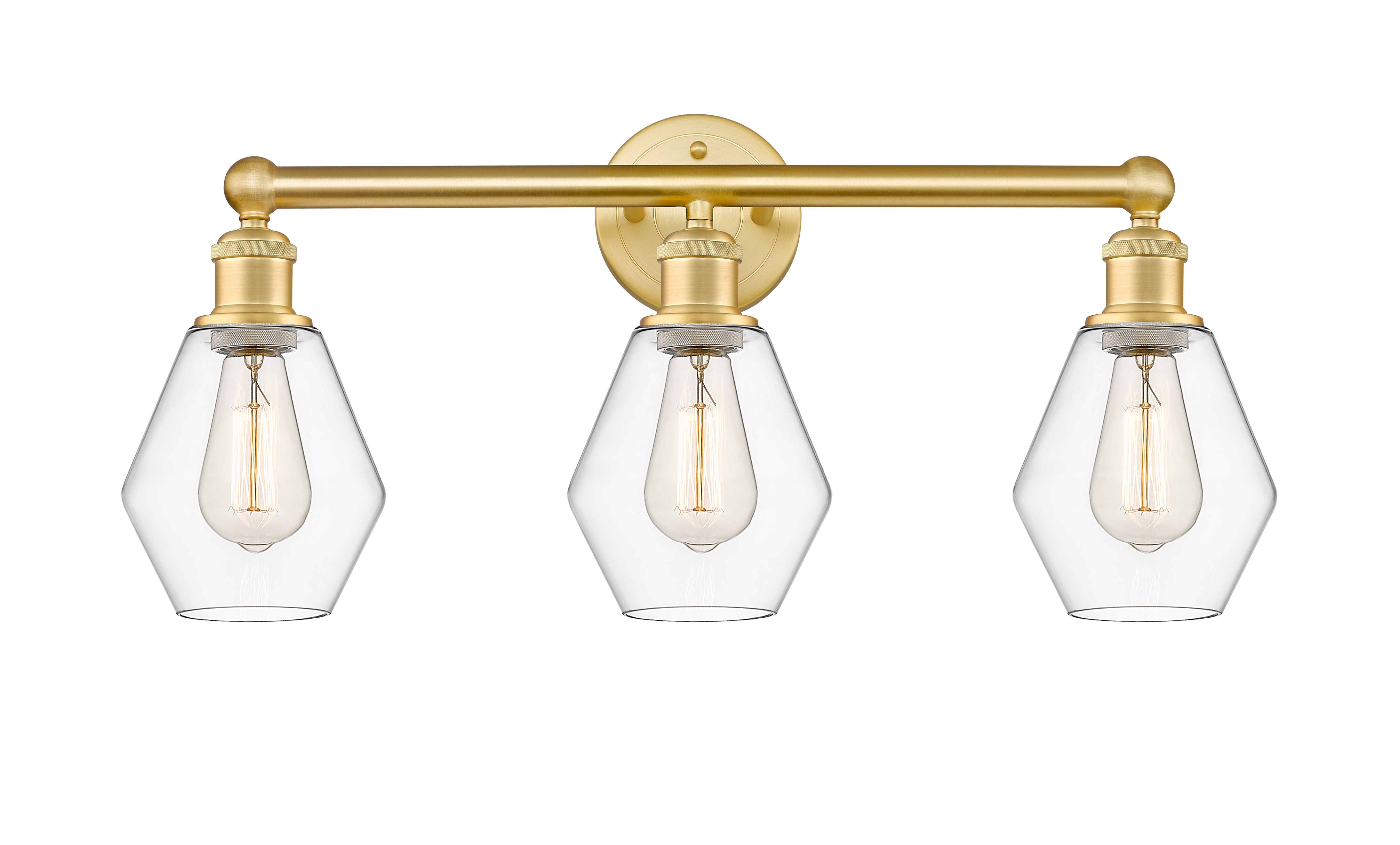 Edison Bath Vanity Light Cast Brass Finish