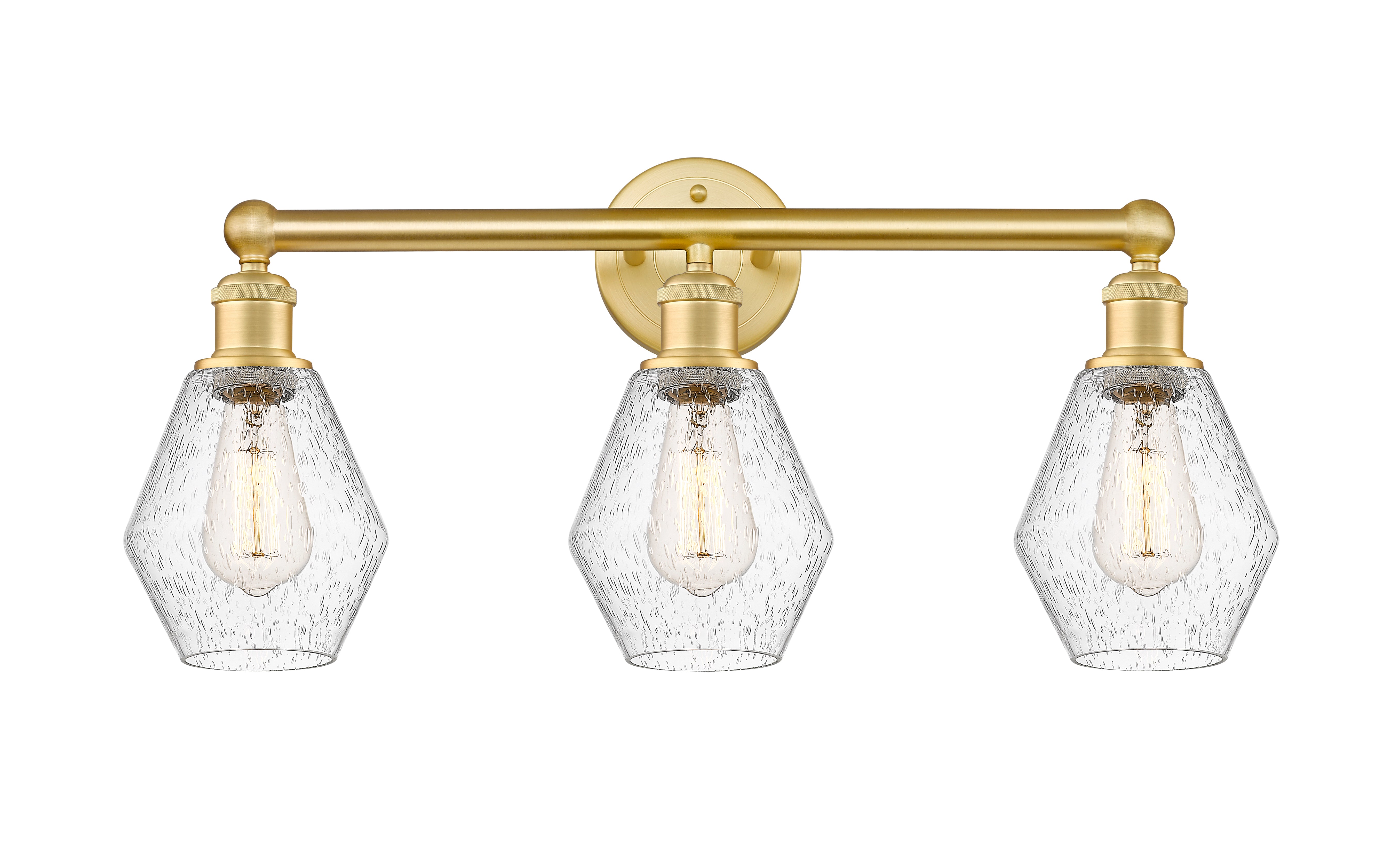 Edison Bath Vanity Light Cast Brass Finish