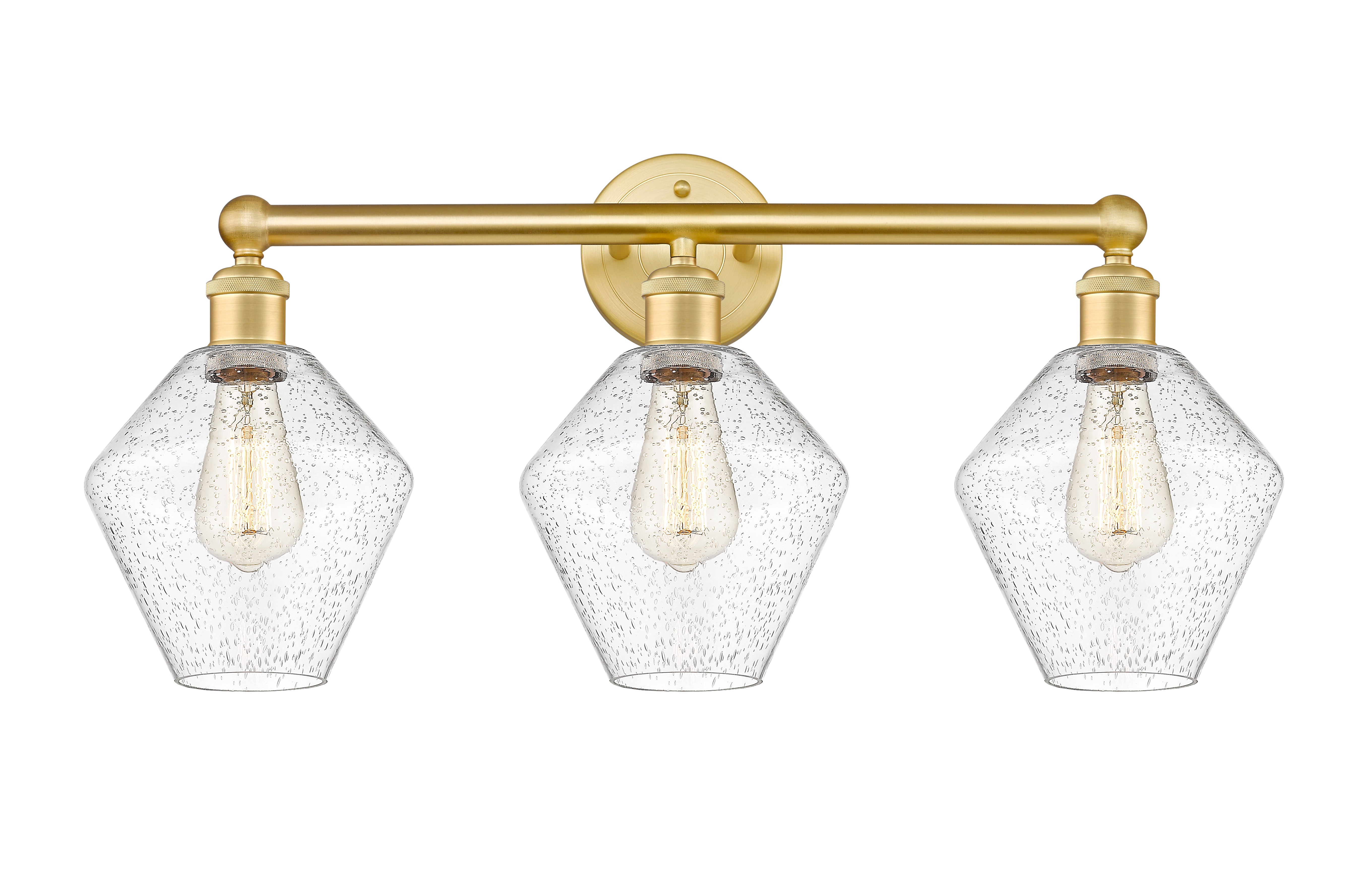 Edison Bath Vanity Light Cast Brass Finish