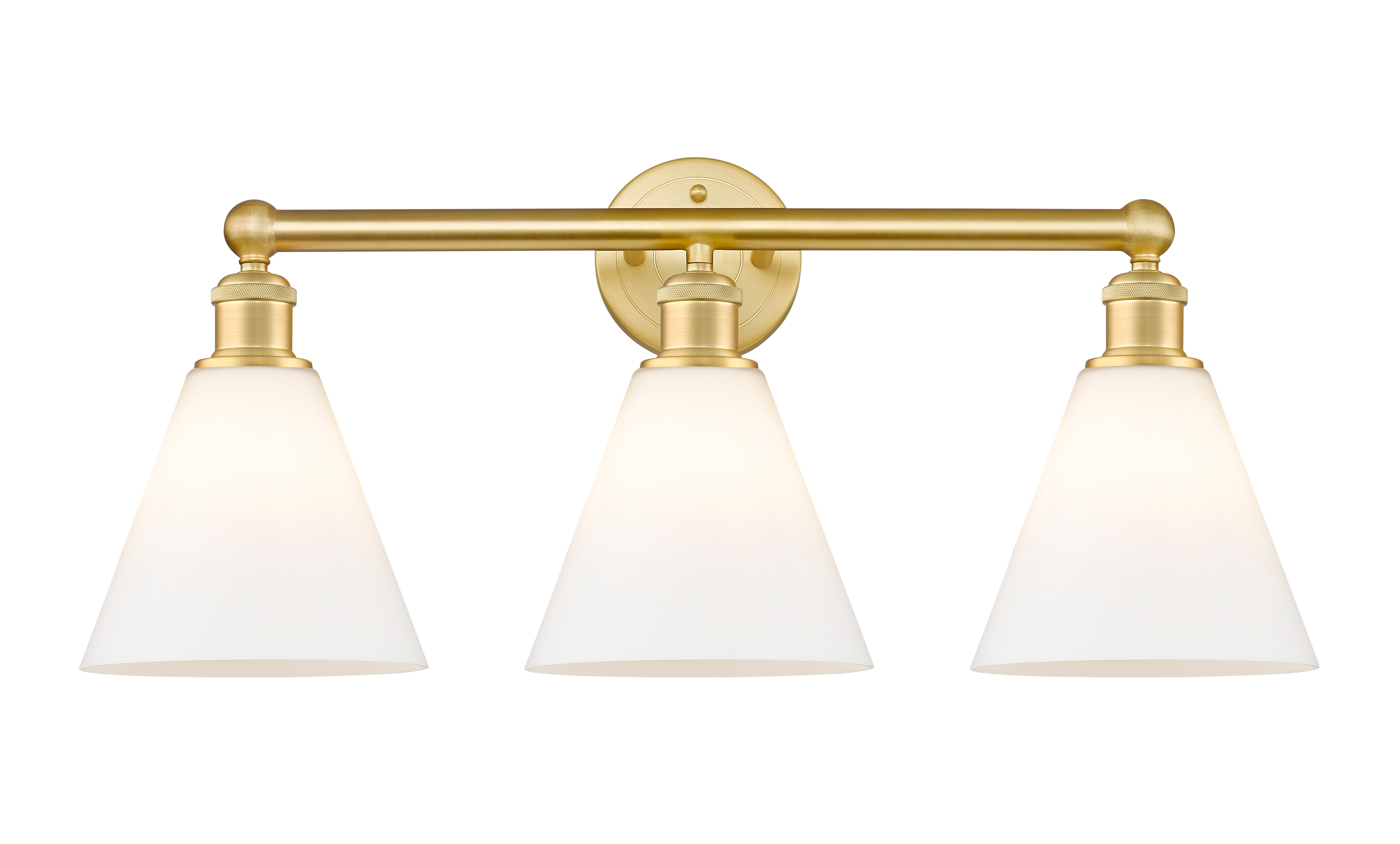 Edison Bath Vanity Light Cast Brass 24.5 Inch