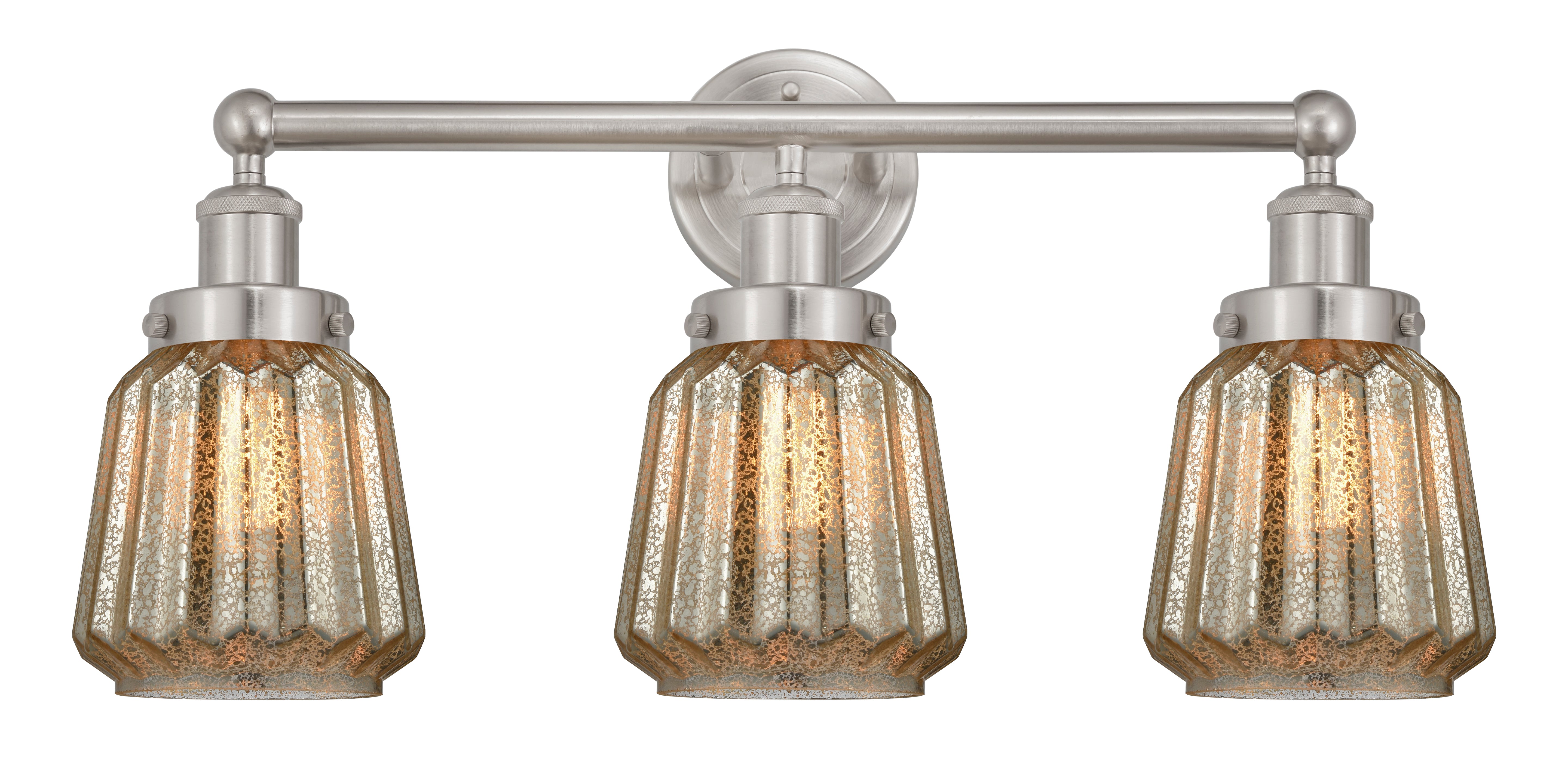 Edison Bath Vanity Light Cast Brass Glass
