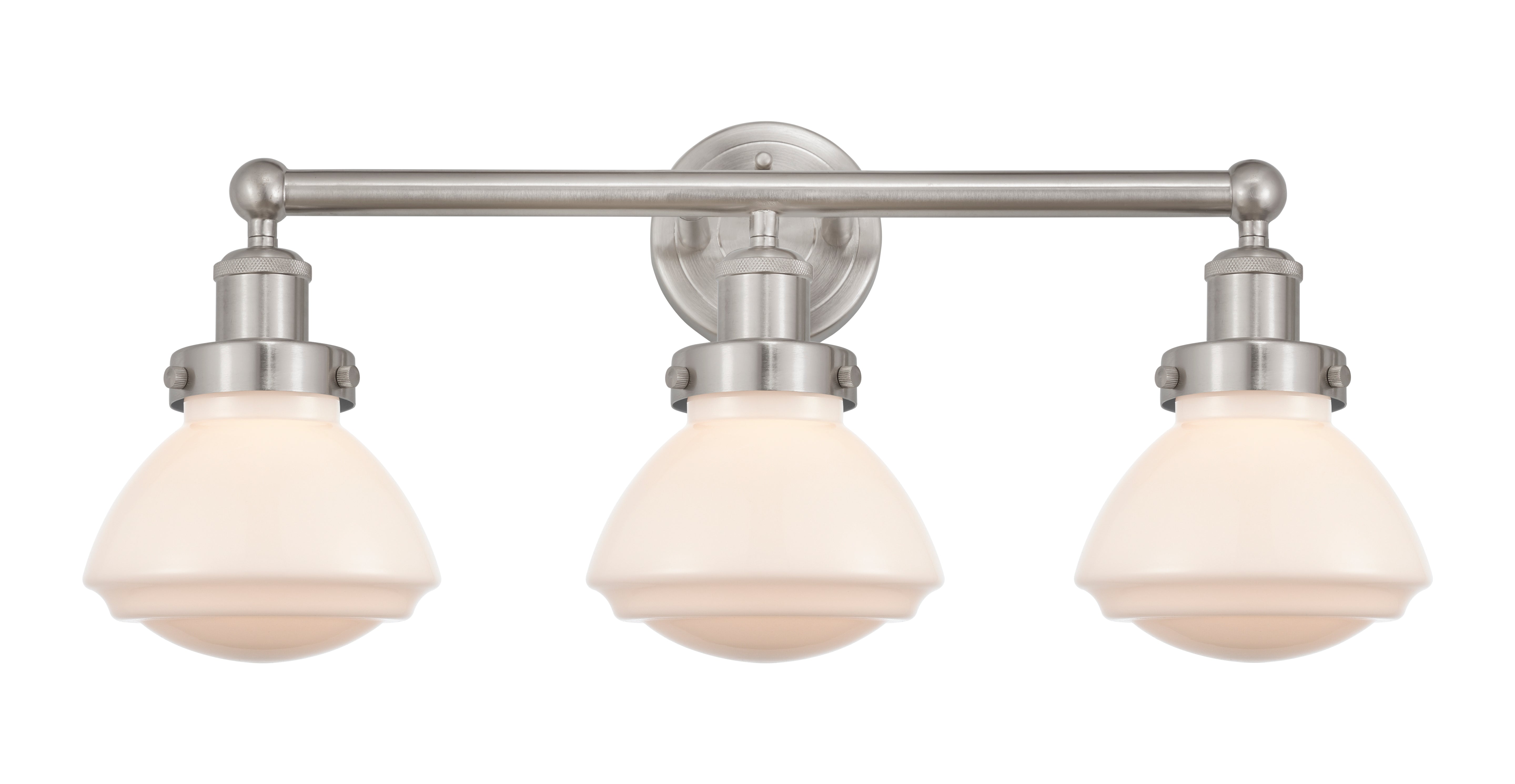 Edison Bath Vanity Light Cast Brass 3 Lights