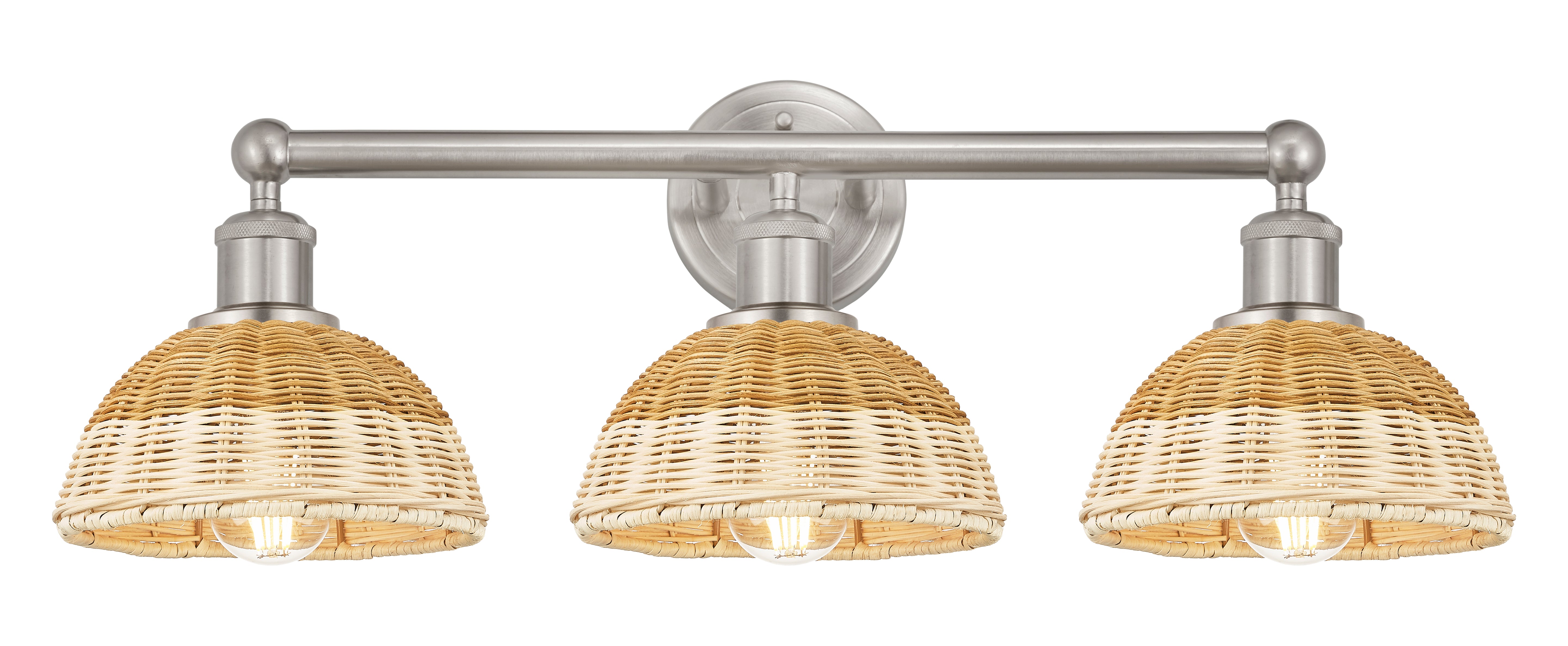 Edison Bath Vanity Light Brass Glass Steel