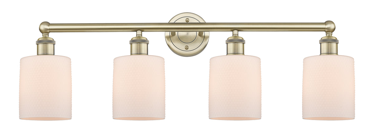 Cobbleskill 32-Inch 4-Light Bath Vanity Light 11.25-Inch High Reversible