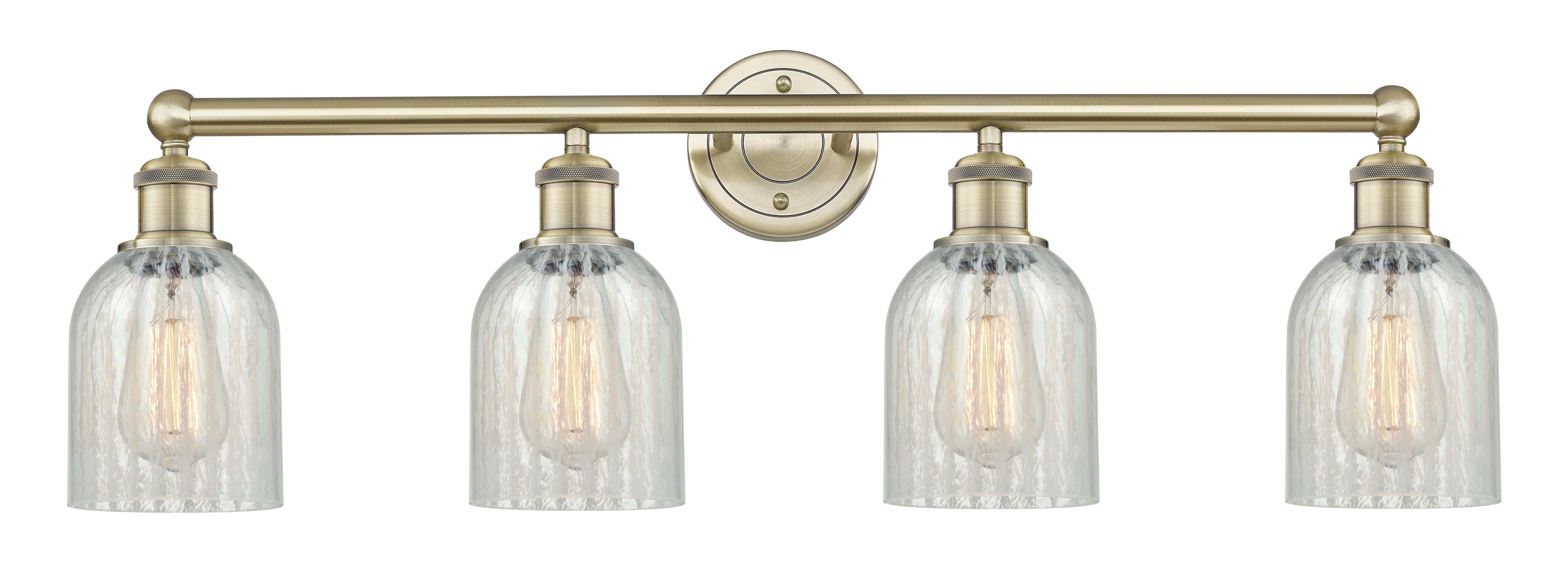 Edison Bath Vanity Light Glass Steel