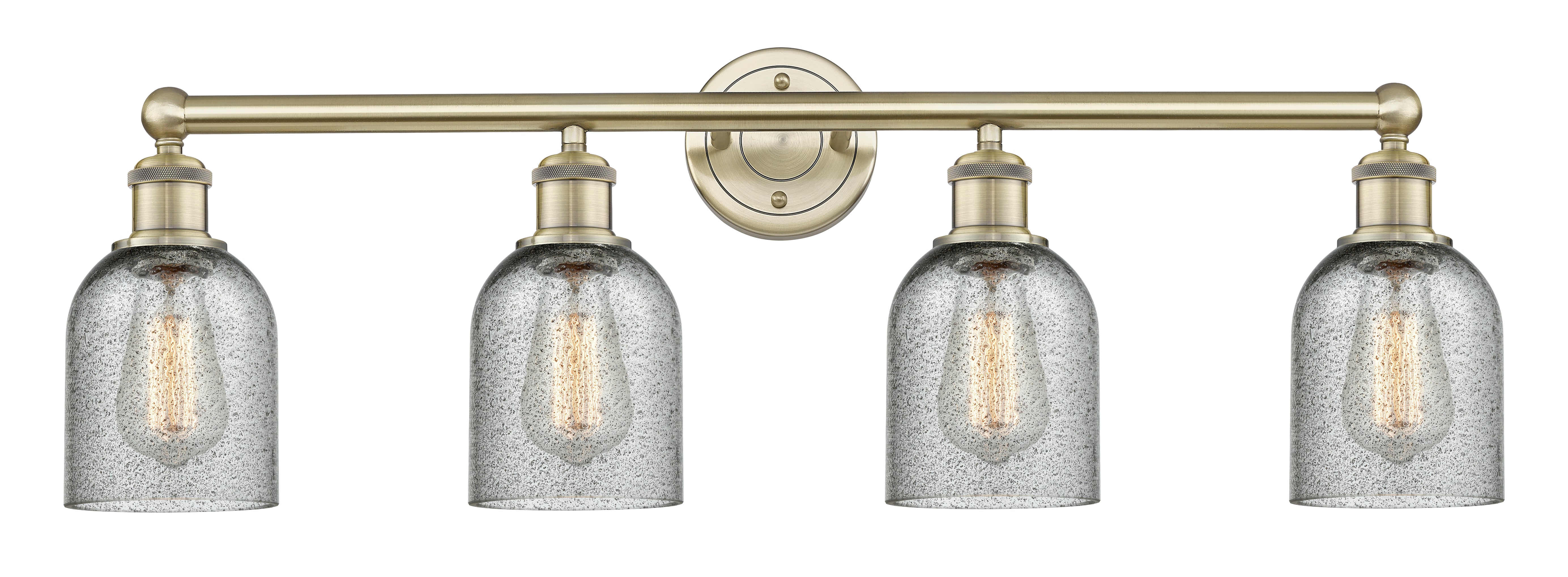 Edison Bath Vanity Light Glass Steel