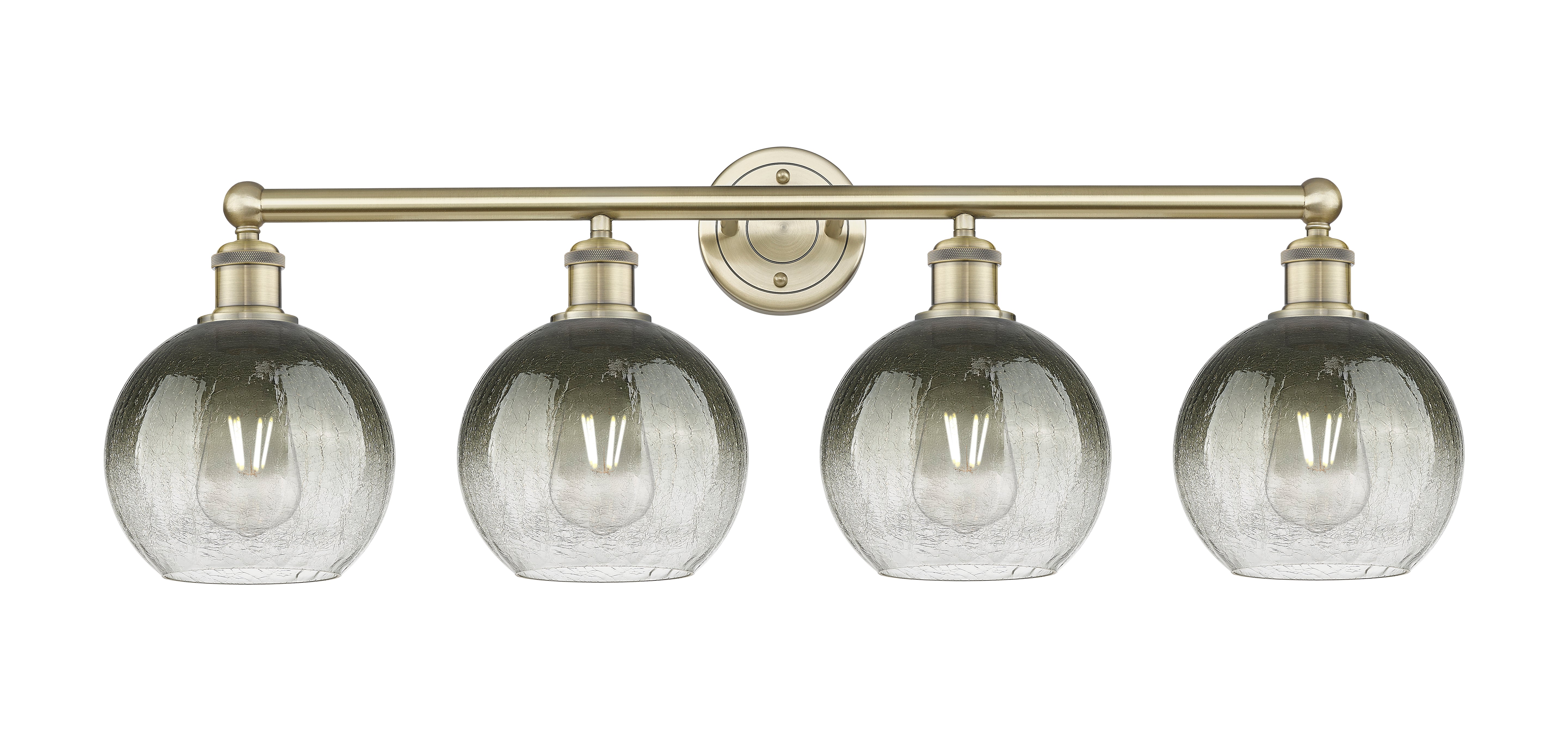 Edison Bath Vanity Light Cast Brass 33 Inch