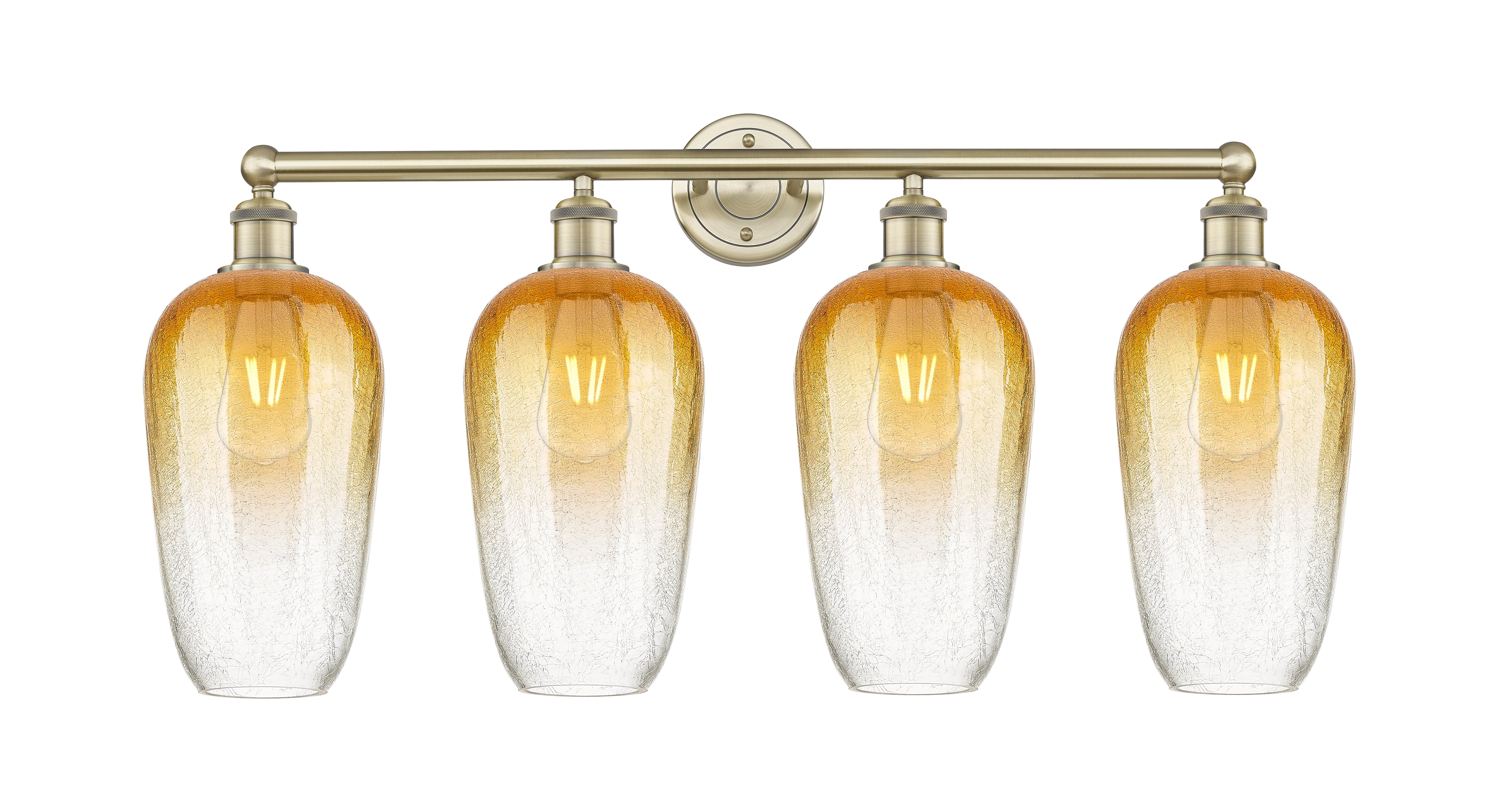 Edison Bath Vanity Light Cast Brass 34 Inch
