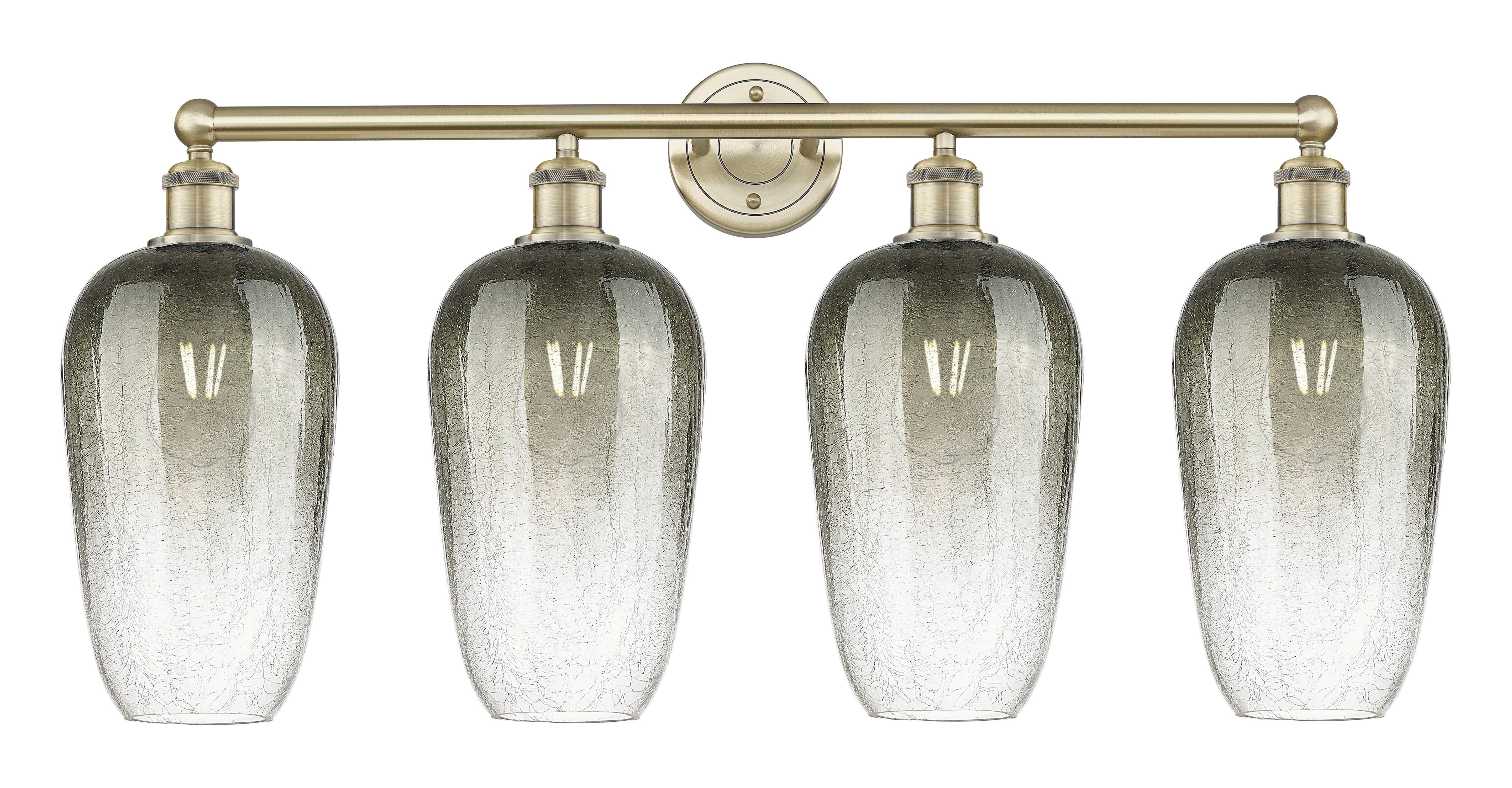 Edison Bath Vanity Light Cast Brass 34 Inch