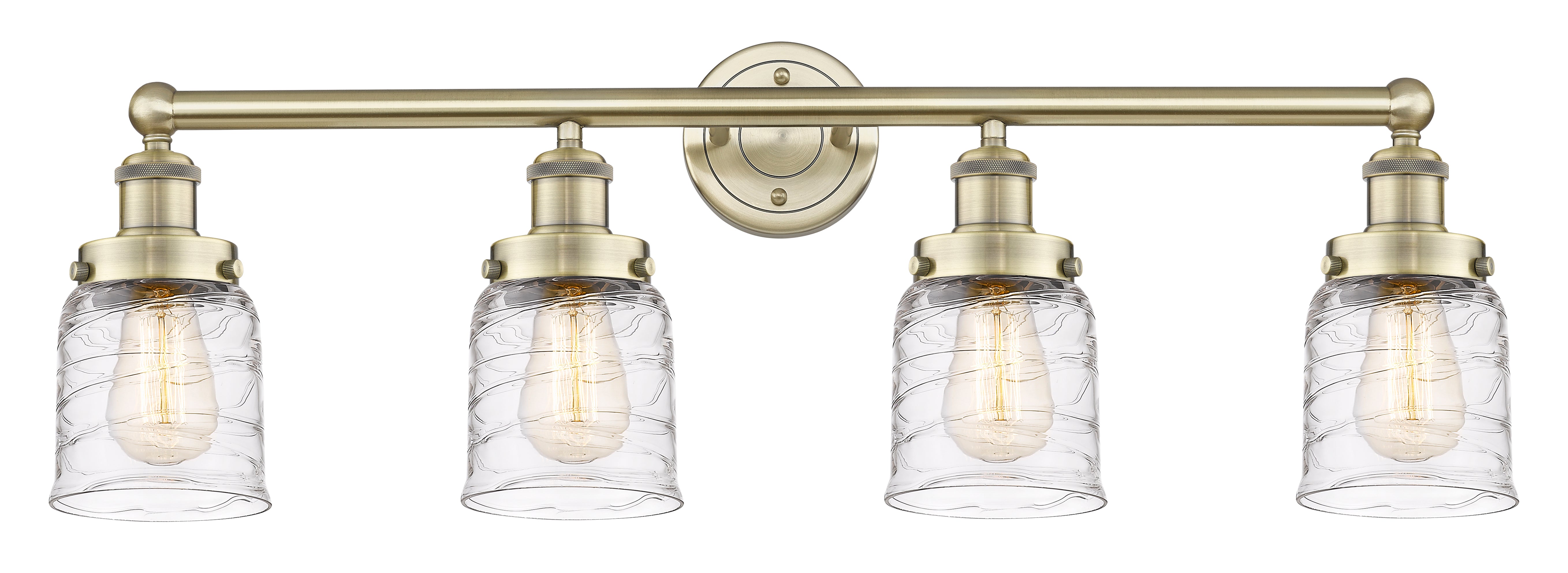 Edison Bath Vanity Light Cast Brass