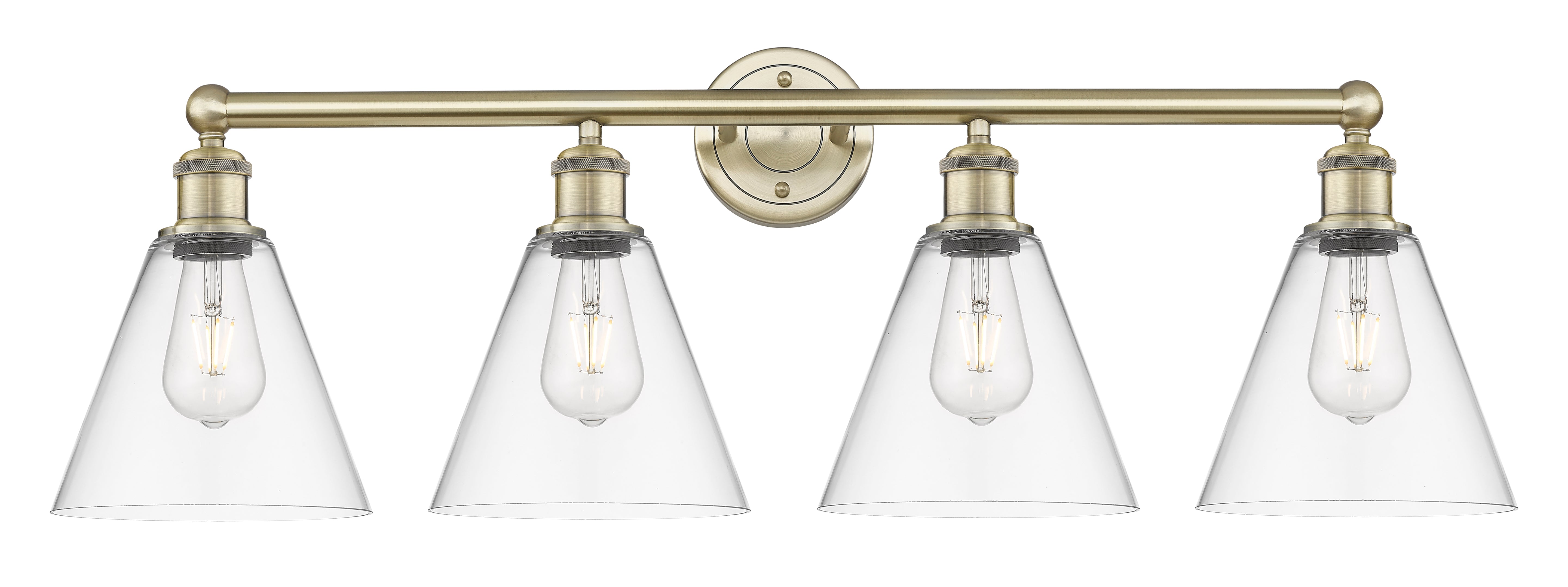 Edison Bath Vanity Light Cast Brass
