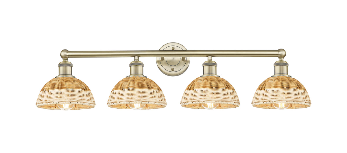 Bristol Natural II 35-Inch 4-Light Bath Vanity Light