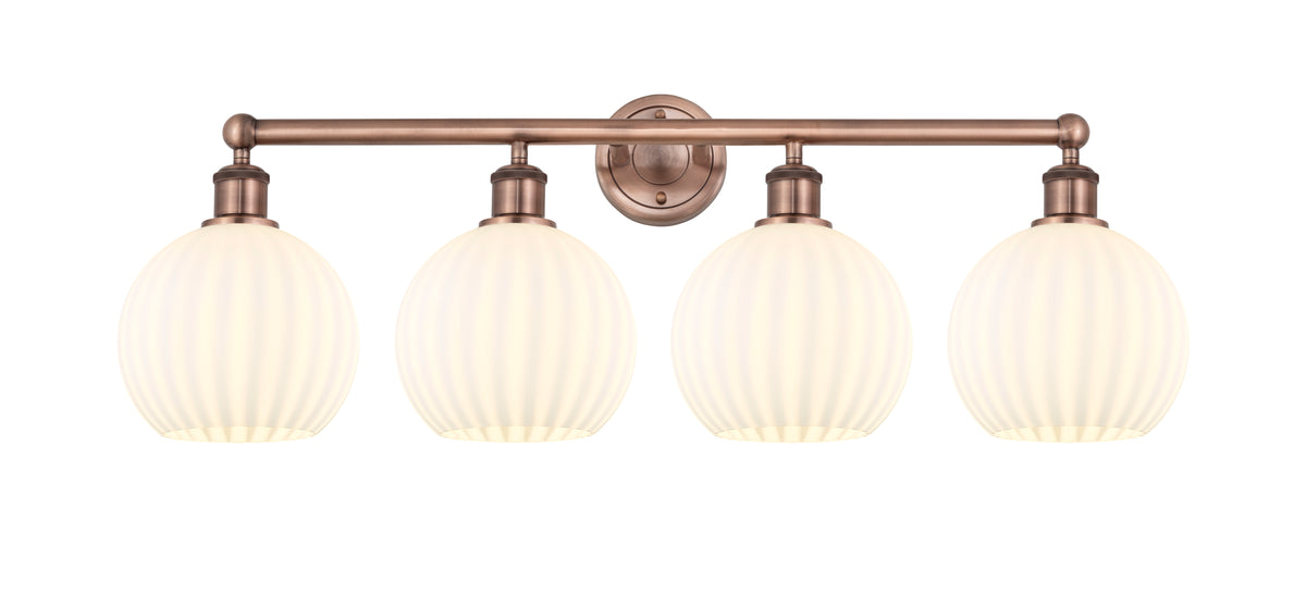 35-Inch 4-Light Bath Vanity Light 12.25-Inch High