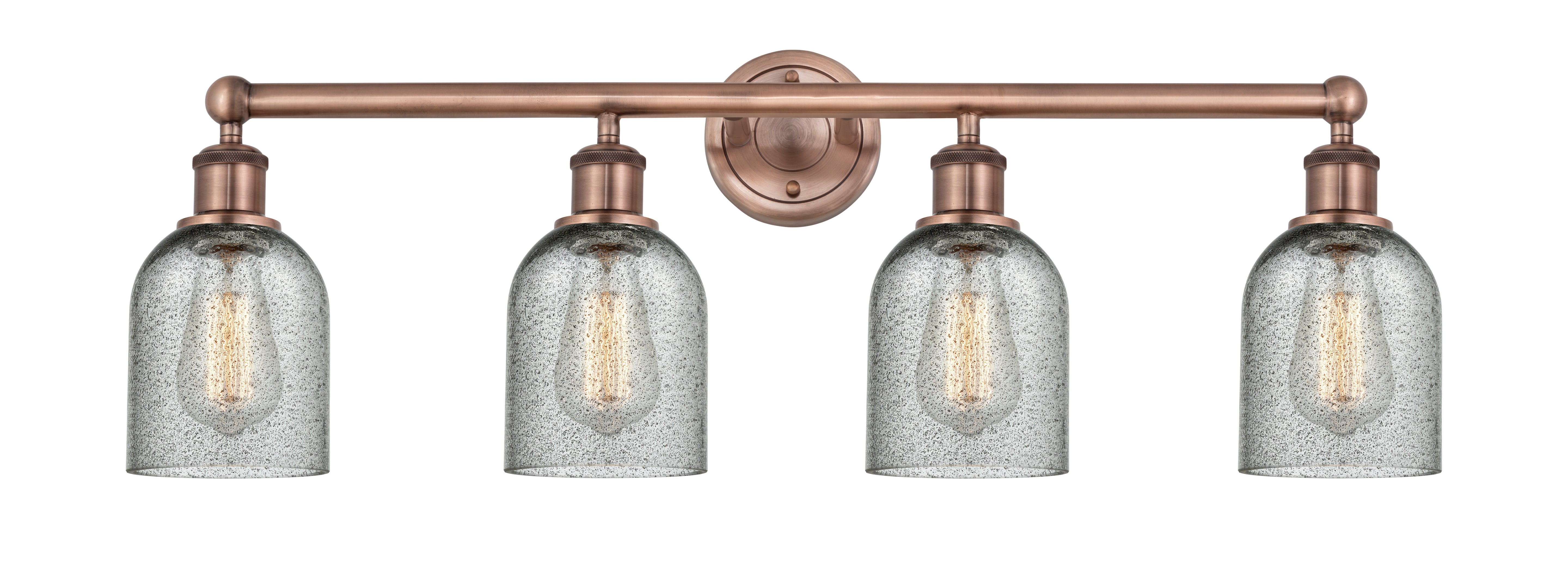 Edison Bath Vanity Light Glass Steel
