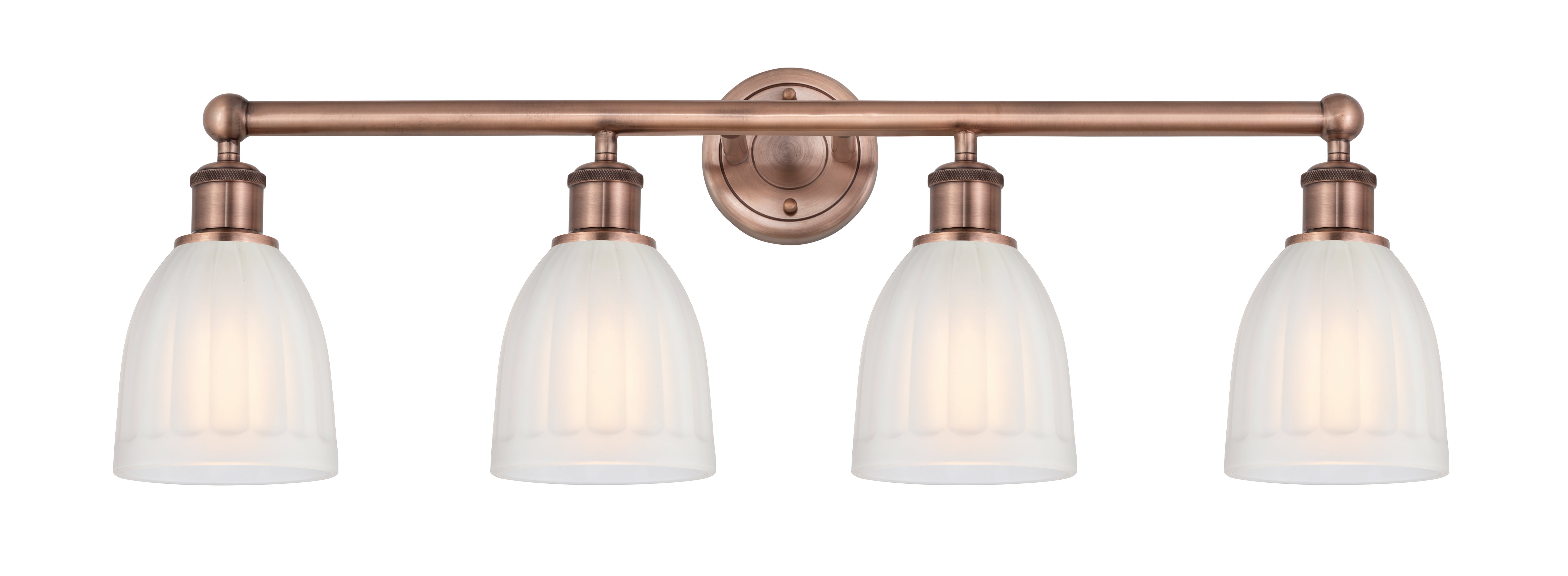 Edison Bath Vanity Light Cast Brass 35 Inch