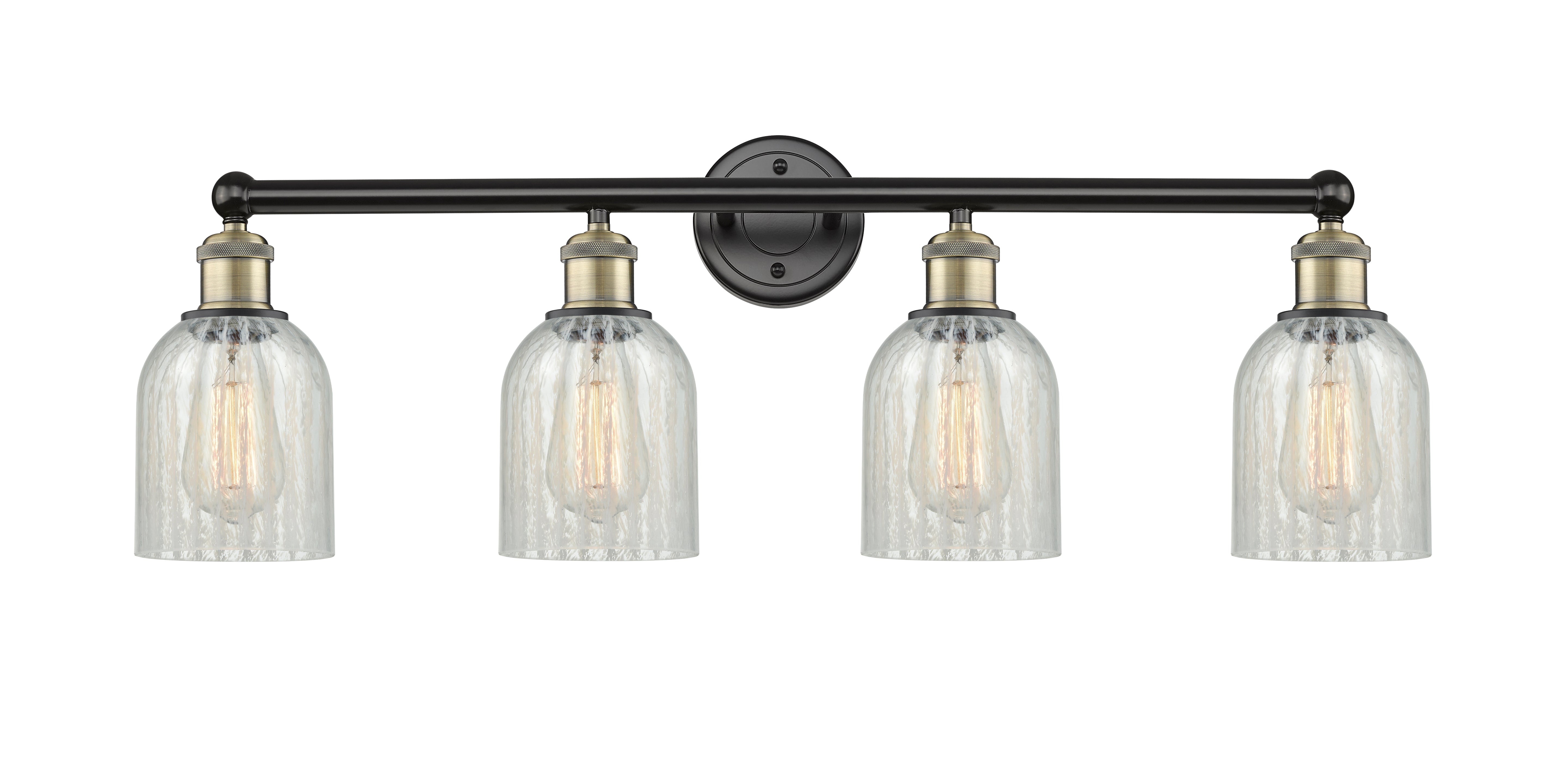 Edison Bath Vanity Light Glass Steel