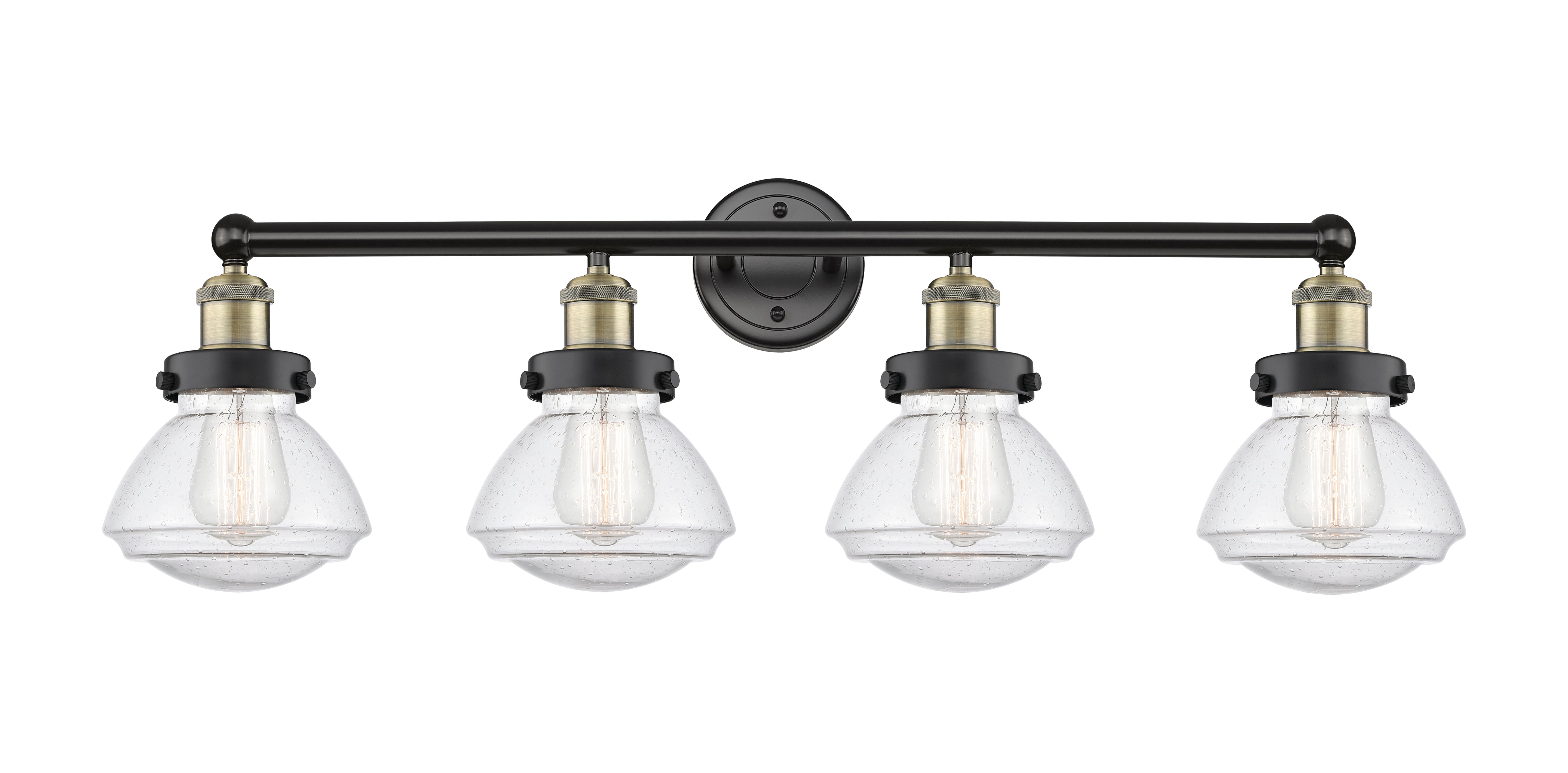 Edison Bath Vanity Light Cast Brass Steel