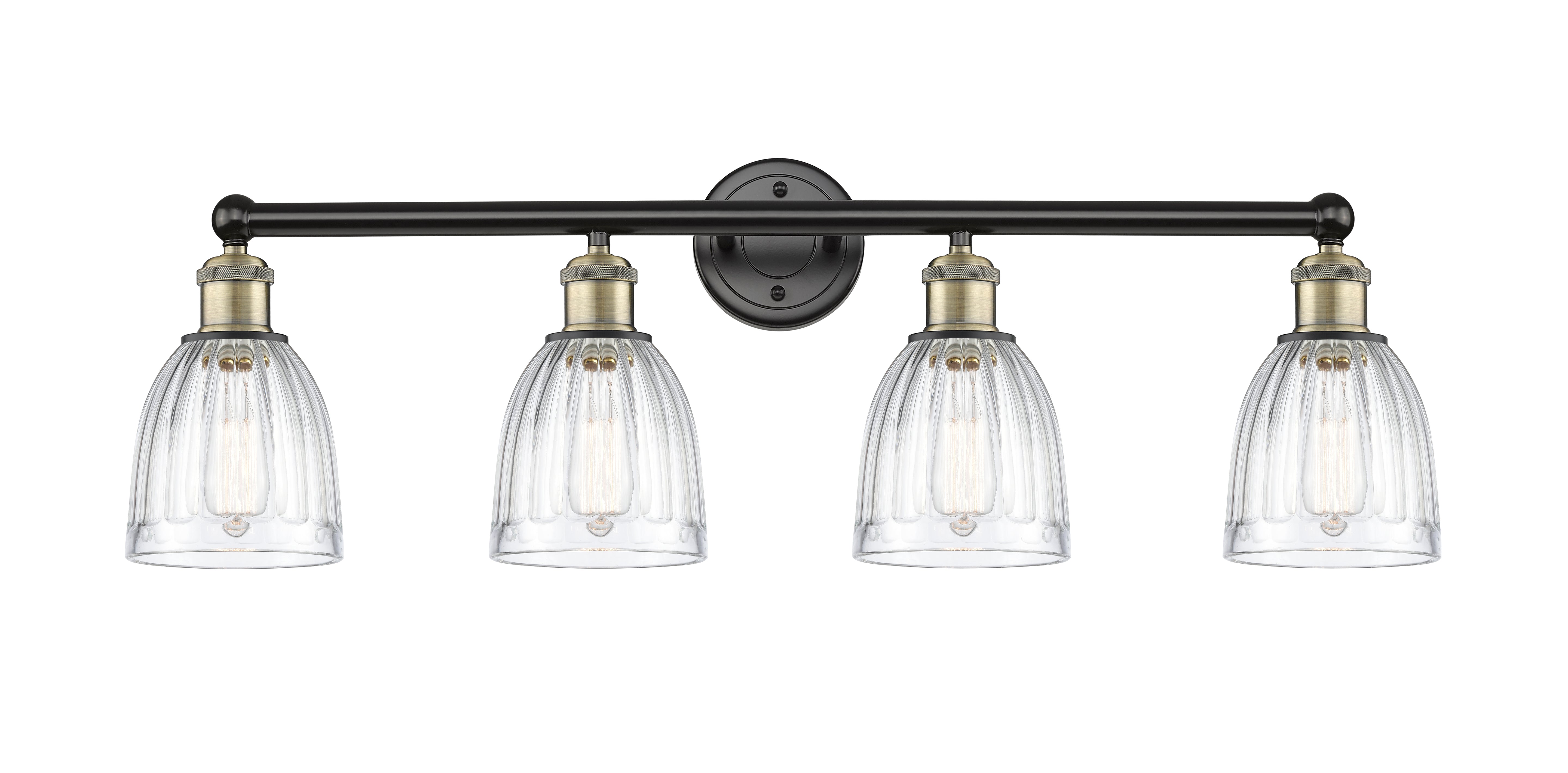 Edison Bath Vanity Light Cast Brass 35 Inch