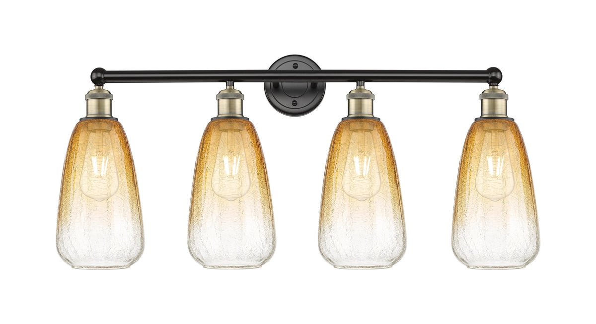 Brookhaven Almond 33-Inch 4-Light Bath Vanity Light