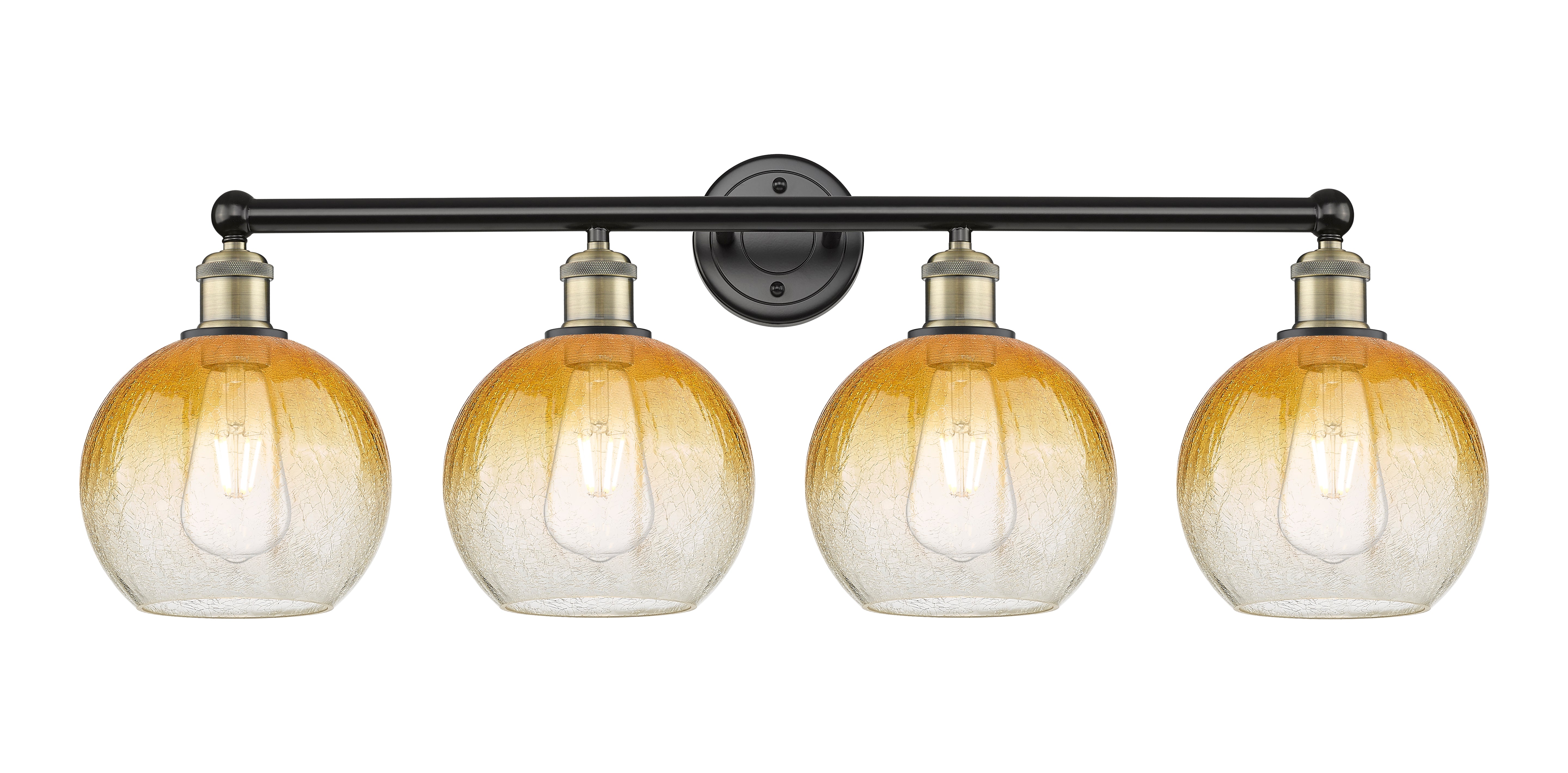 Edison Bath Vanity Light Cast Brass 33 Inch