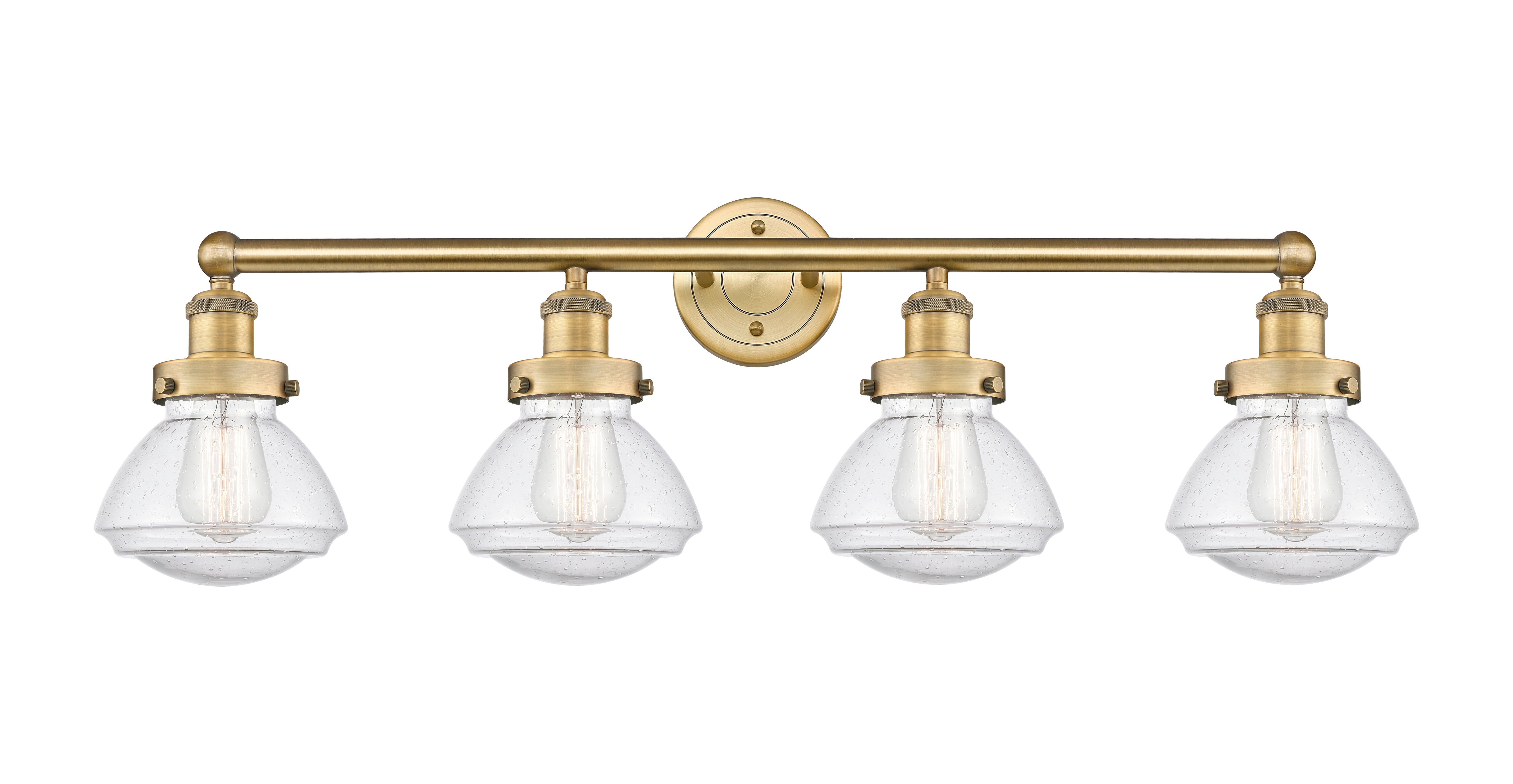 Edison Bath Vanity Light Cast Brass Steel
