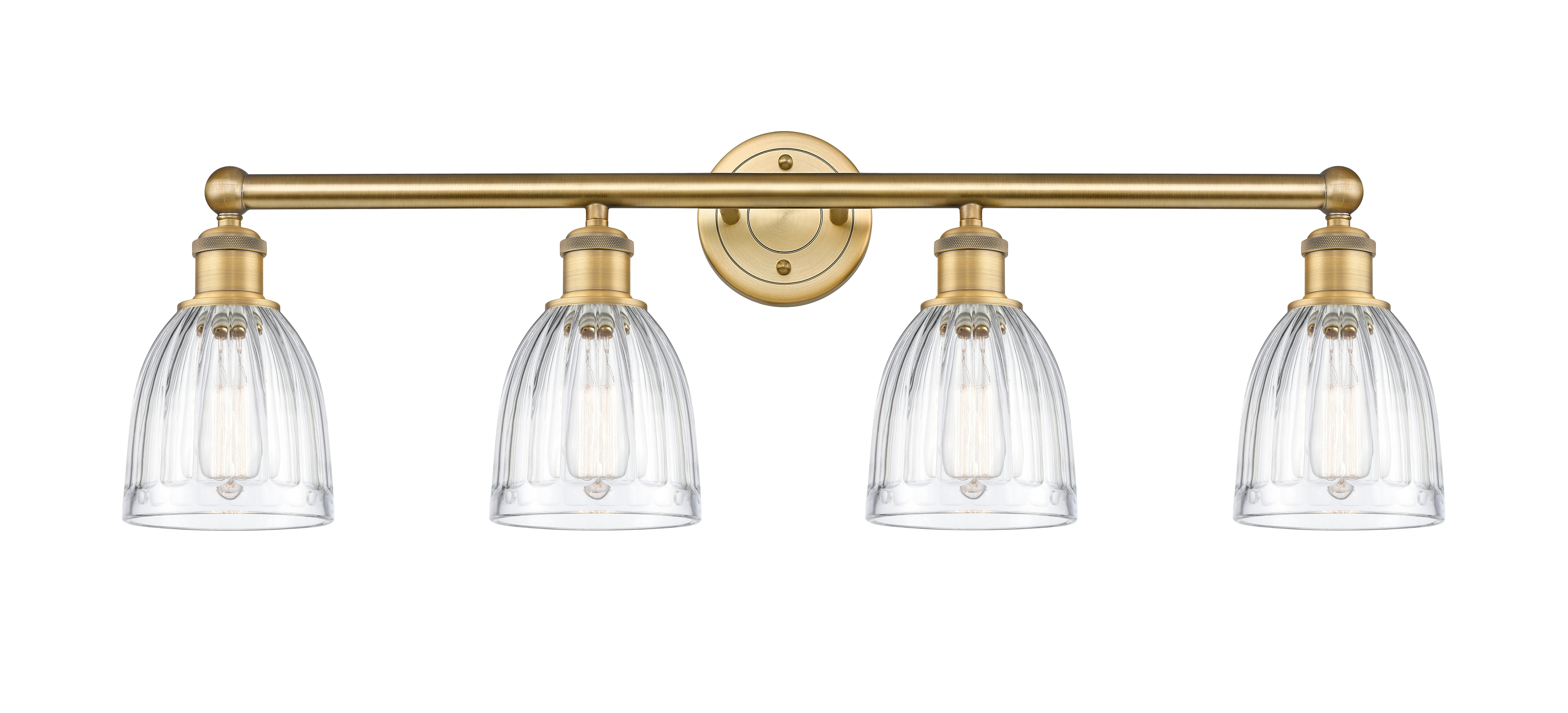 Edison Bath Vanity Light Cast Brass 35 Inch