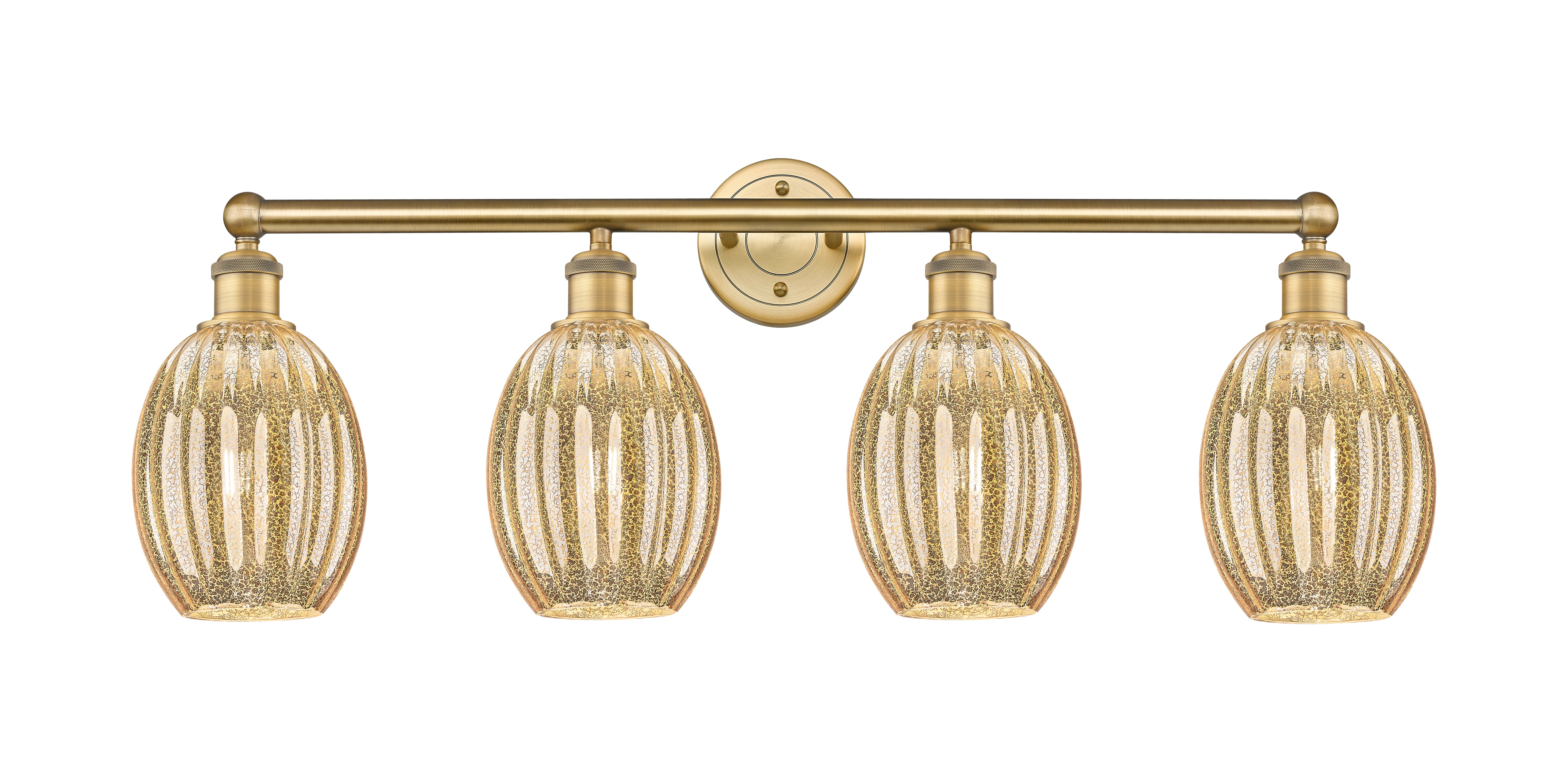 Edison Bath Vanity Light Cast Brass Glass