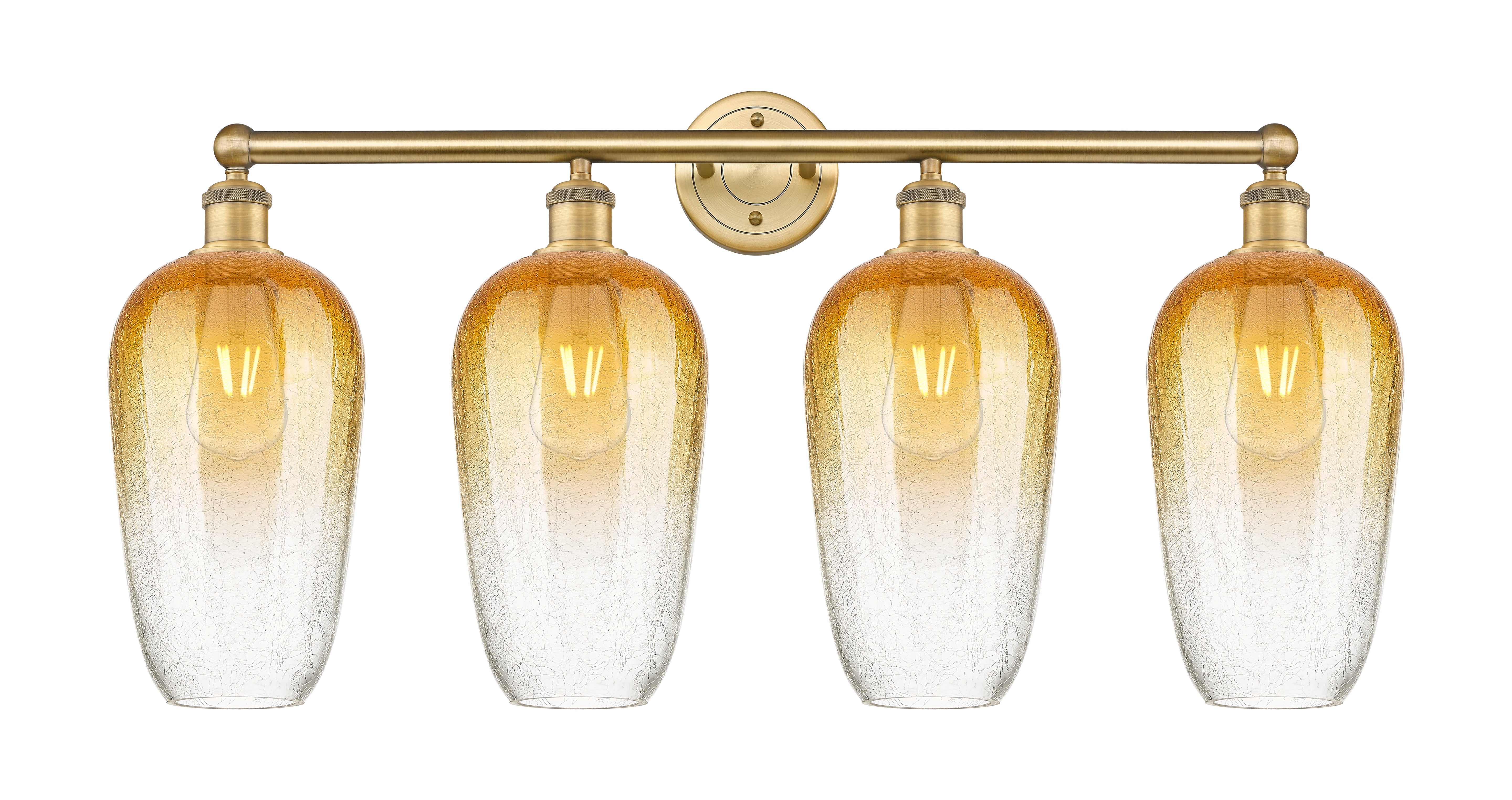 Edison Bath Vanity Light Cast Brass 34 Inch