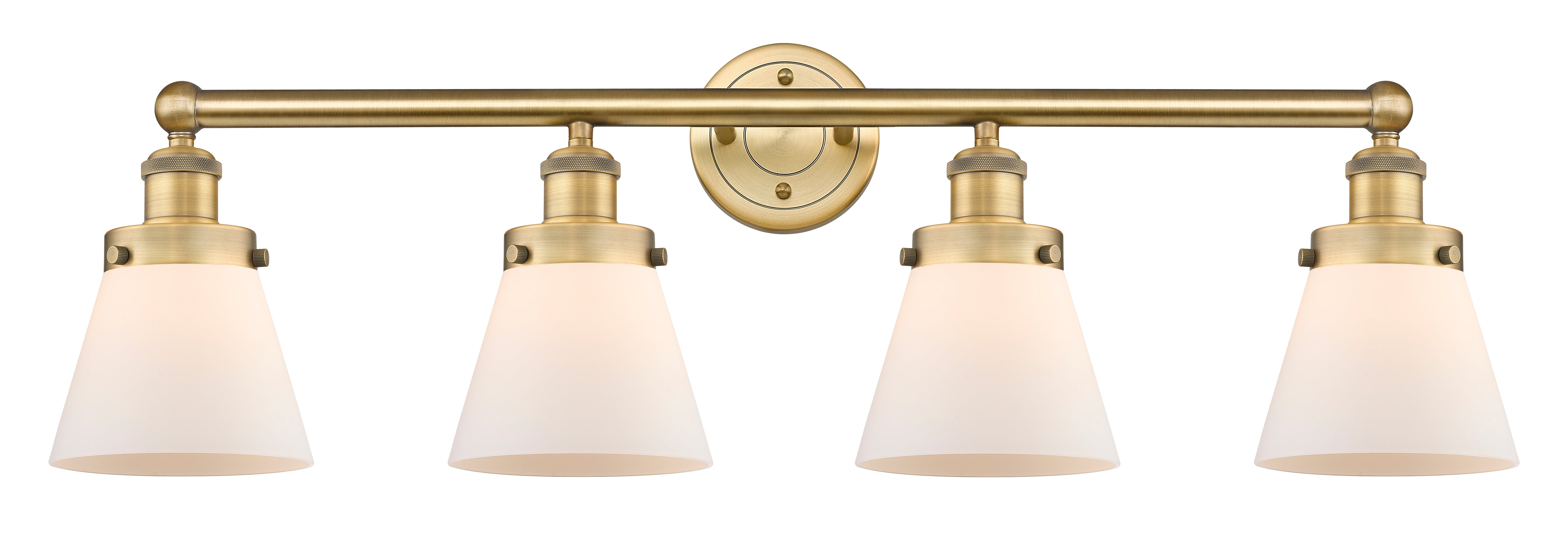 Edison Vanity Cast Brass Art Nouveau