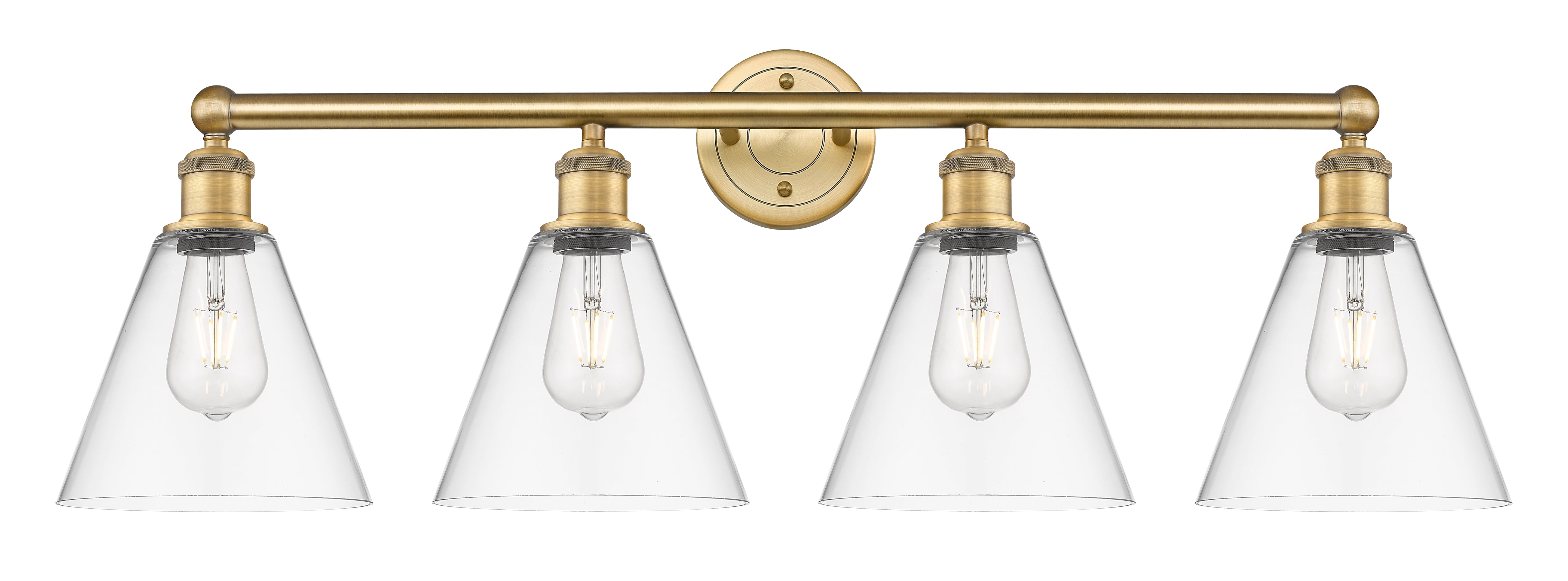 Edison Bath Vanity Light Cast Brass