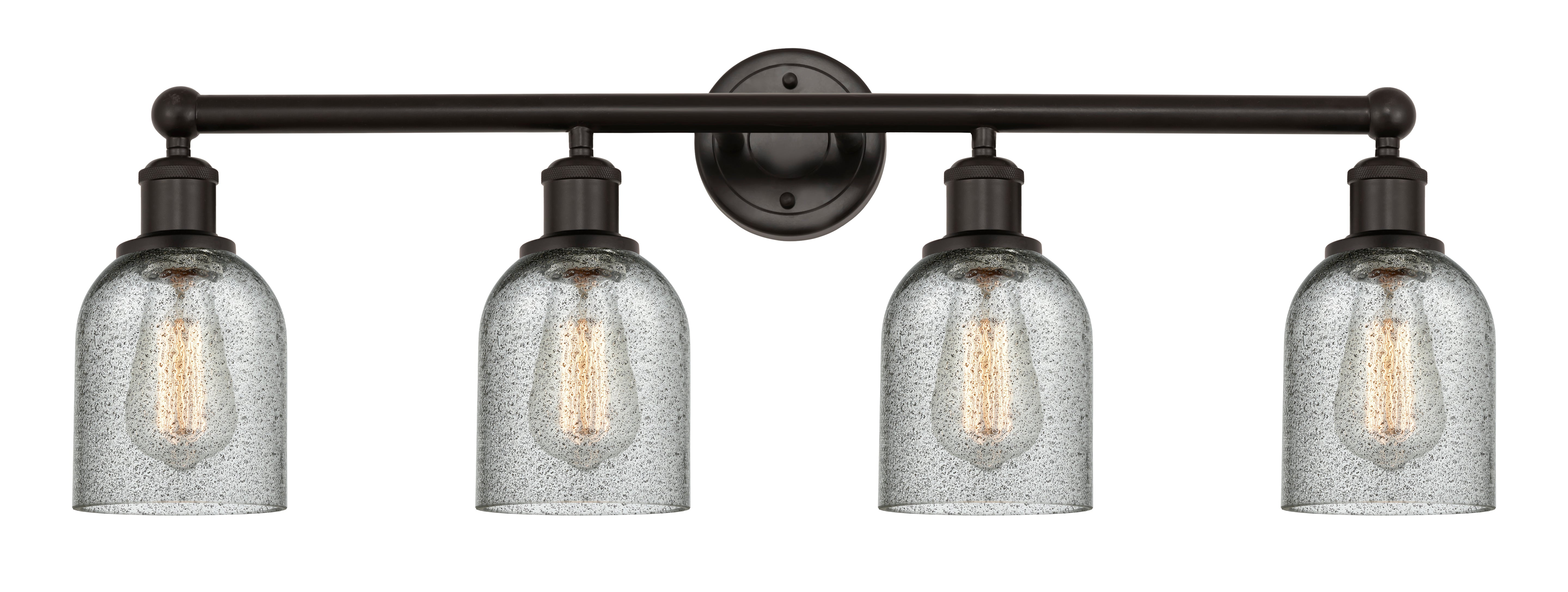 Edison Bath Vanity Light Glass Steel