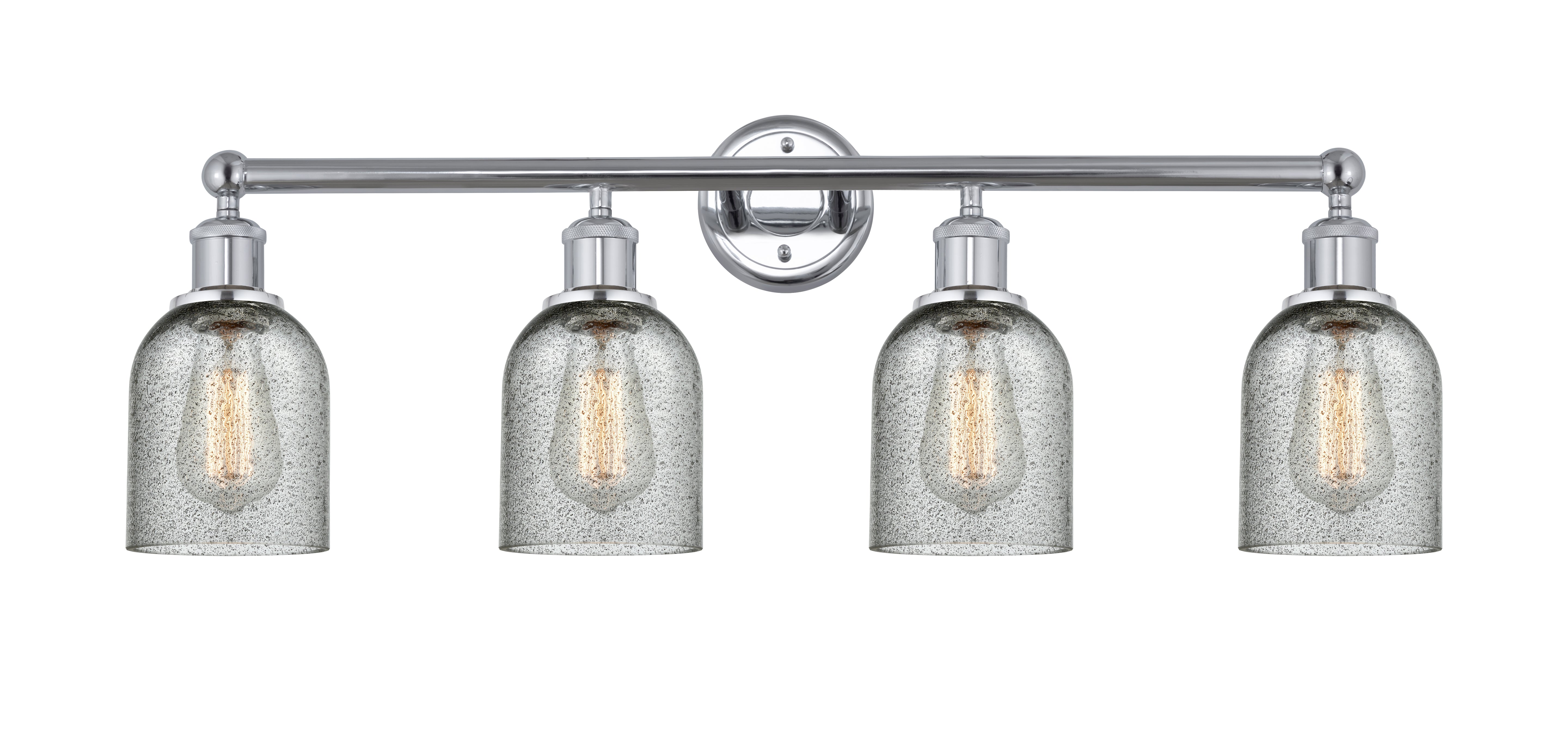 Edison Bath Vanity Light Glass Steel